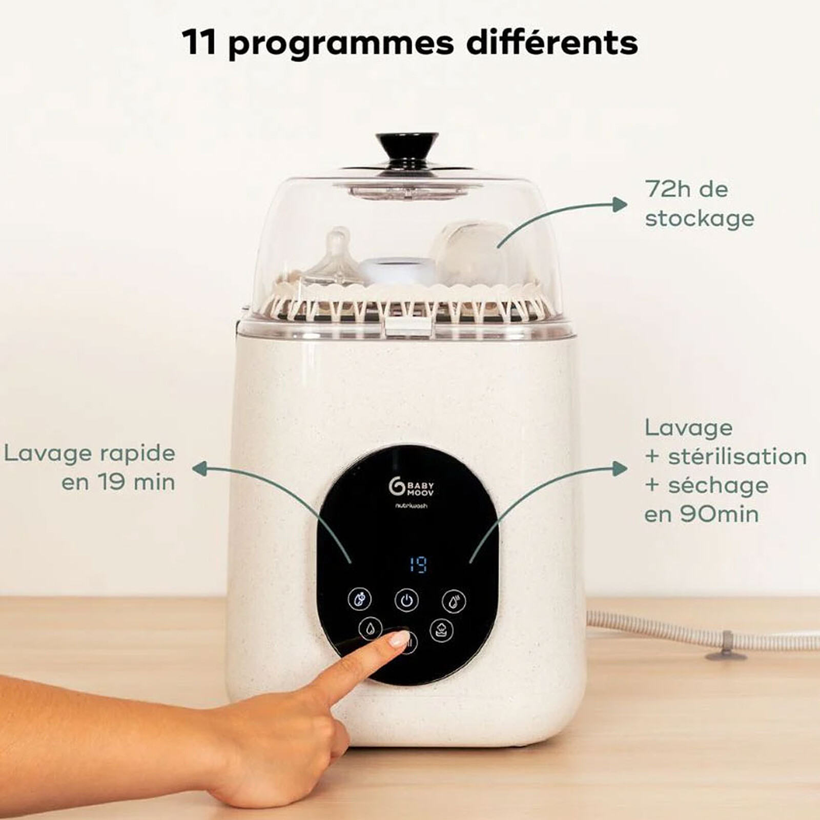 Lave Biberon et Stérilisateur NutriWash  pas cher