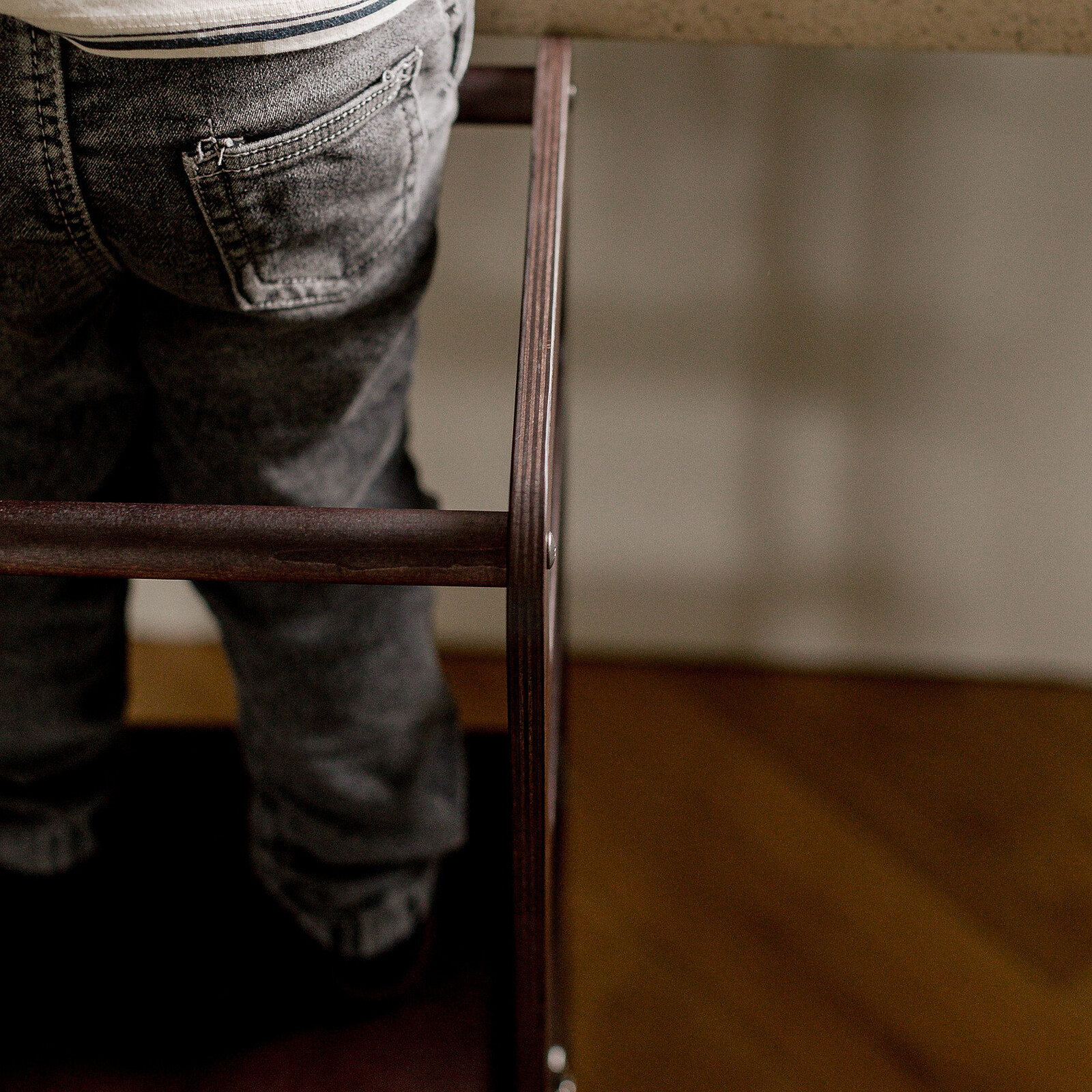 Achat Tour de Cuisine Pliable en Bouleau - Brun Expresso