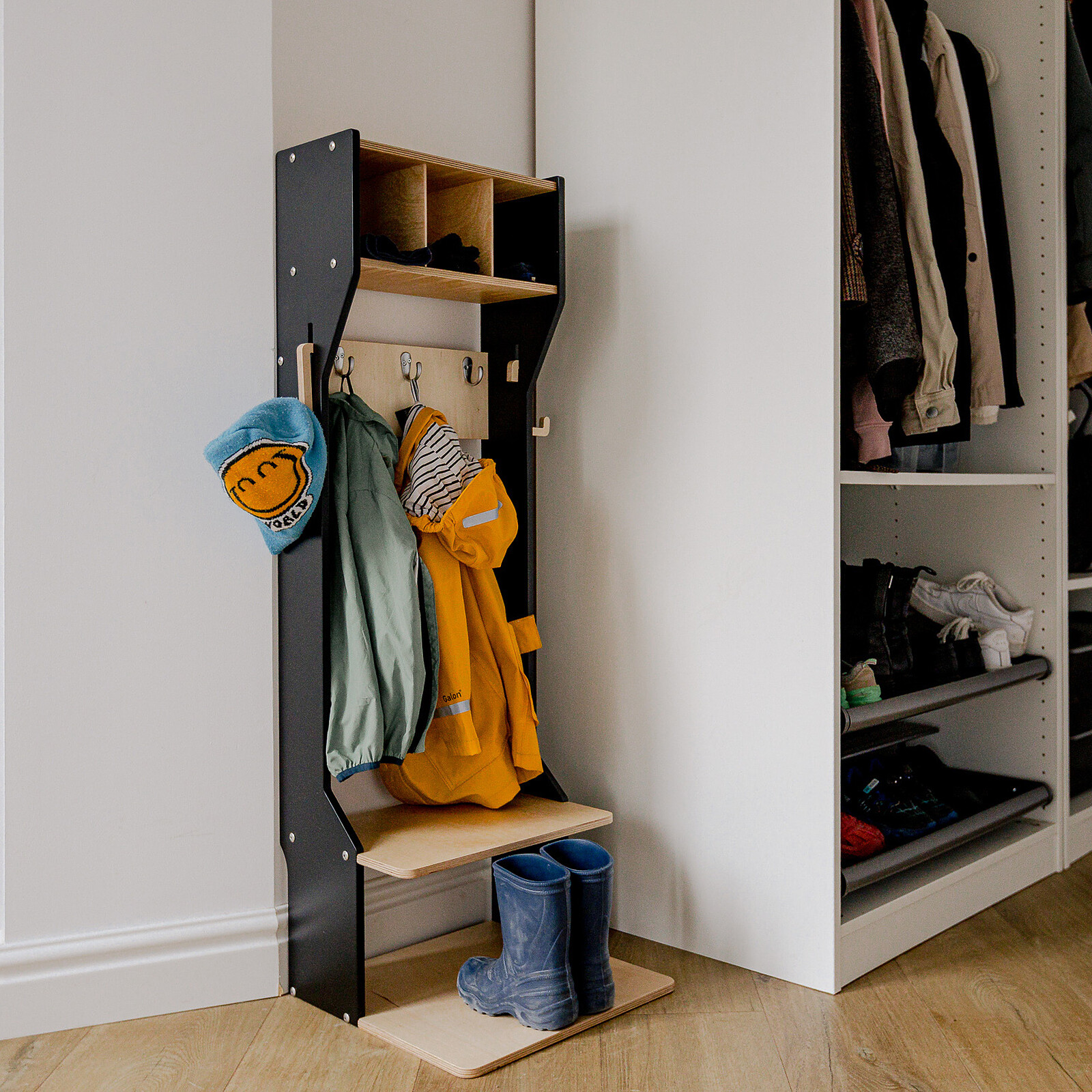 Porte-manteau - Noir Duck Woodworks