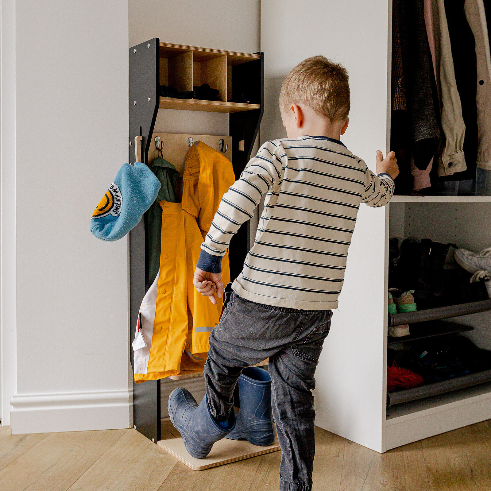 Porte-manteau - Noir Duck Woodworks