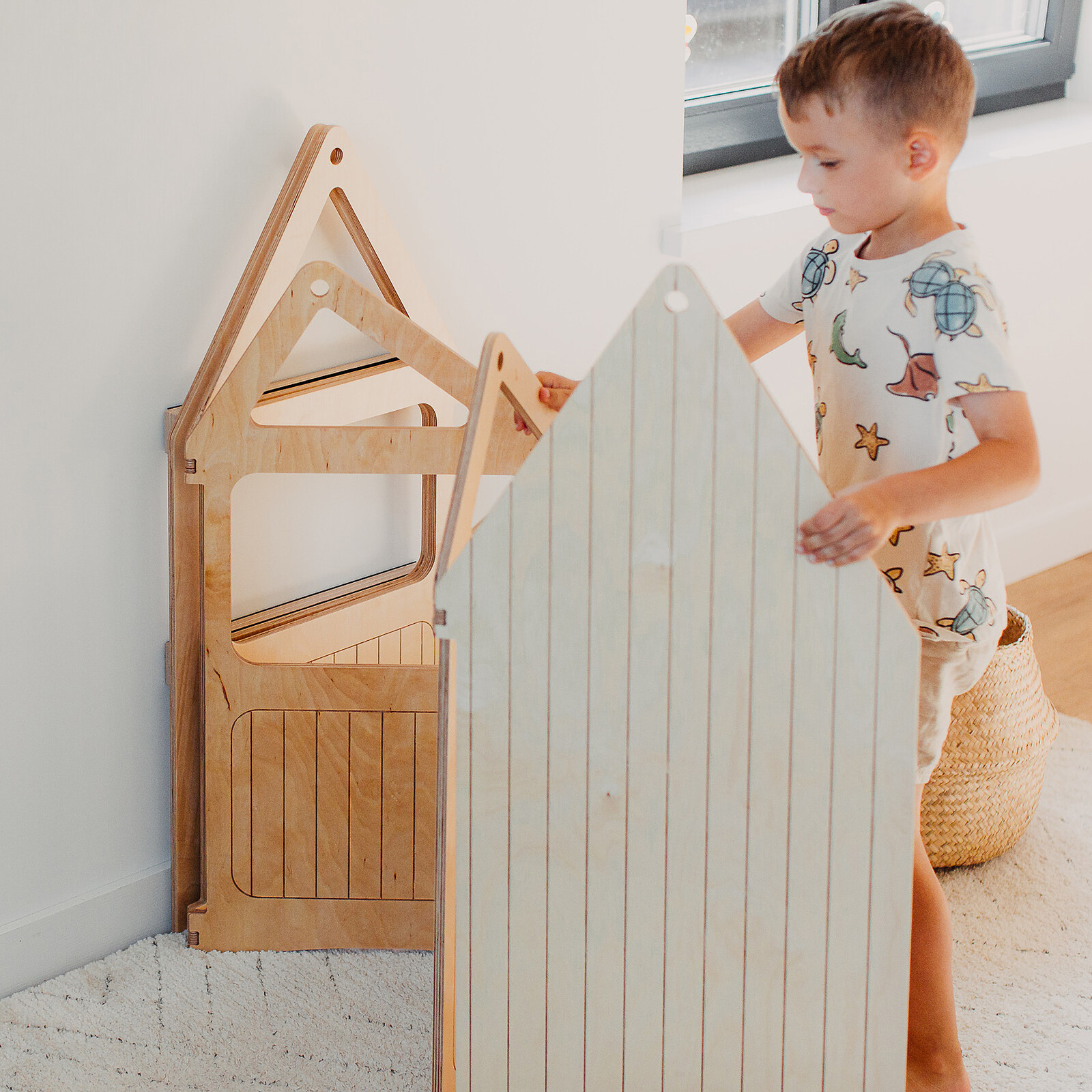 Maison en Zigzag - Naturel Duck Woodworks