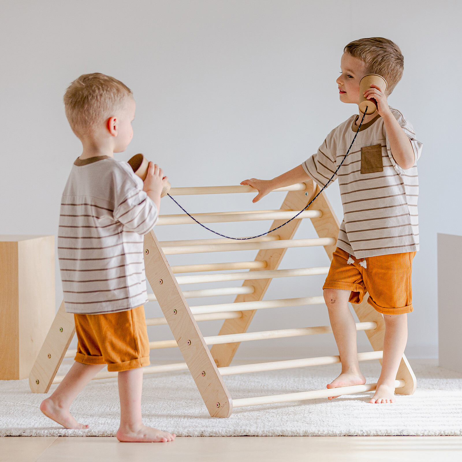 Avis Triangle d'Escalade avec Toboggan - Naturel