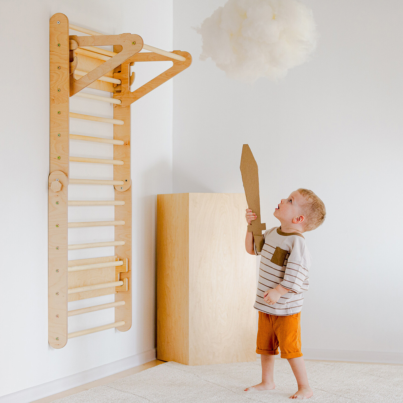 Echelle d'Escalade - Naturel Duck Woodworks