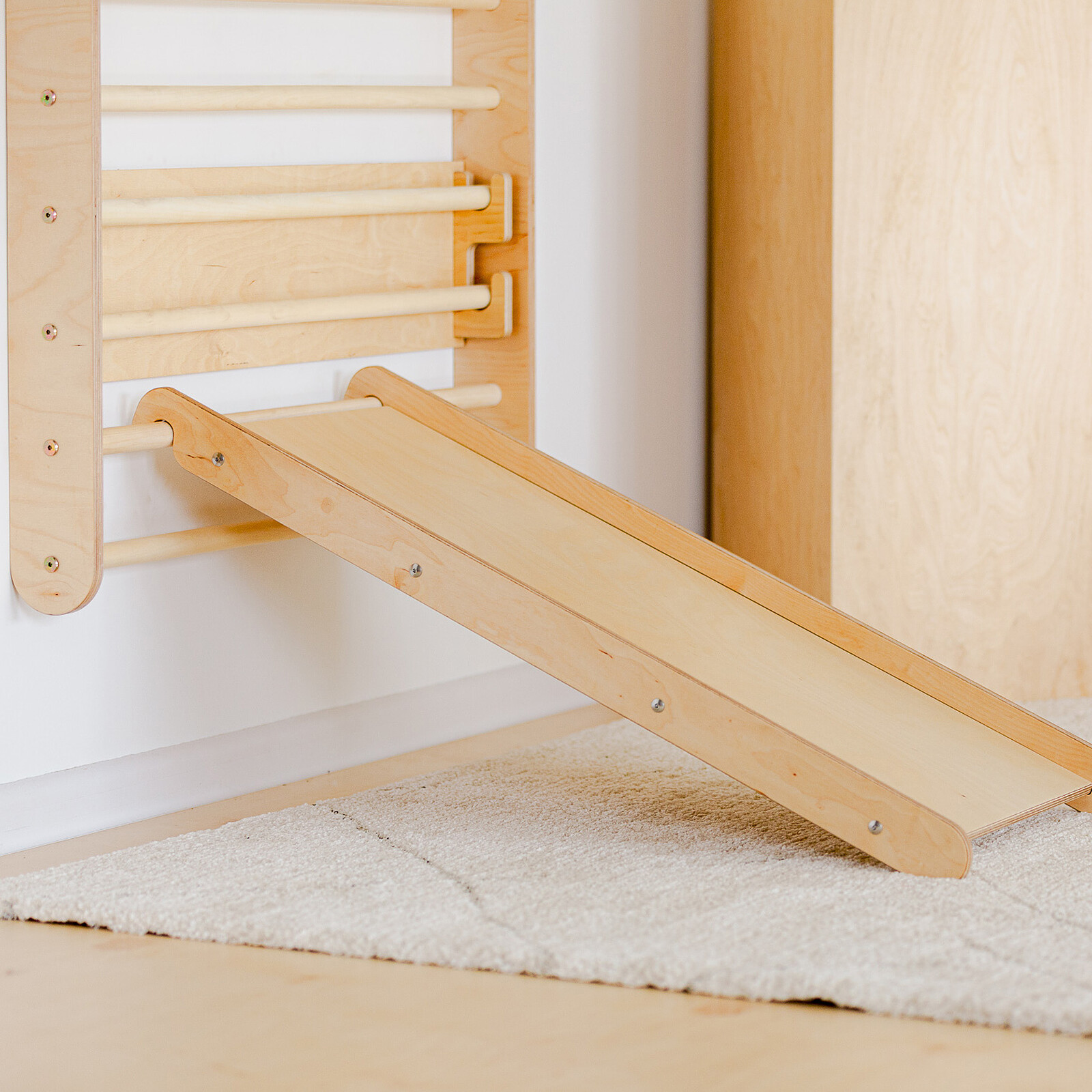 Avis Echelle d'Escalade avec Toboggan - Naturel