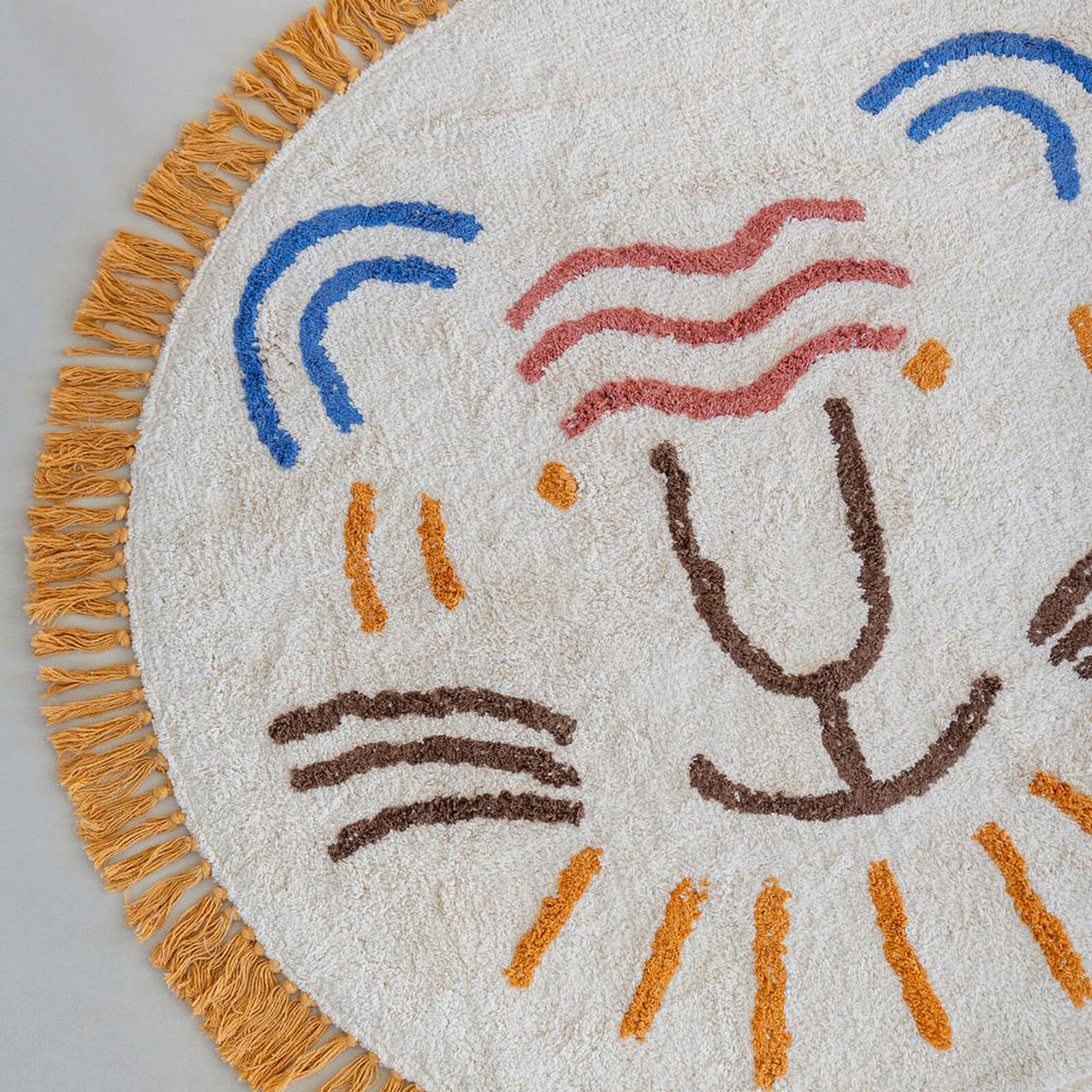 Tapis Lion Leo - Ø 100 cm Tapis Petit