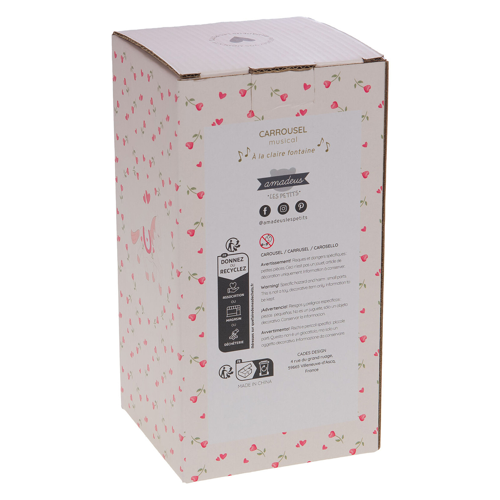 Avis Boîte à Musique Carrousel Coeur