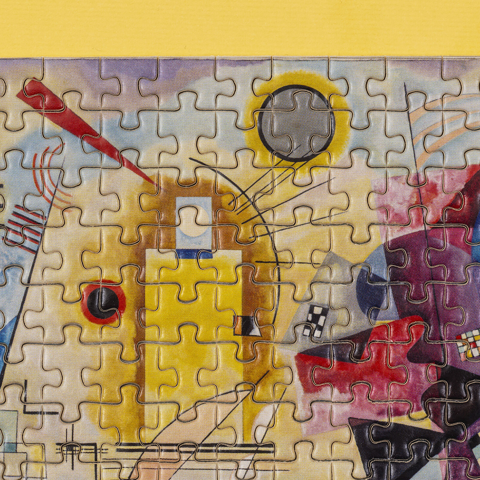 Micropuzzle Zoom 150 Pièces - Kandinsky Jaune-Rouge-Bleu pas cher