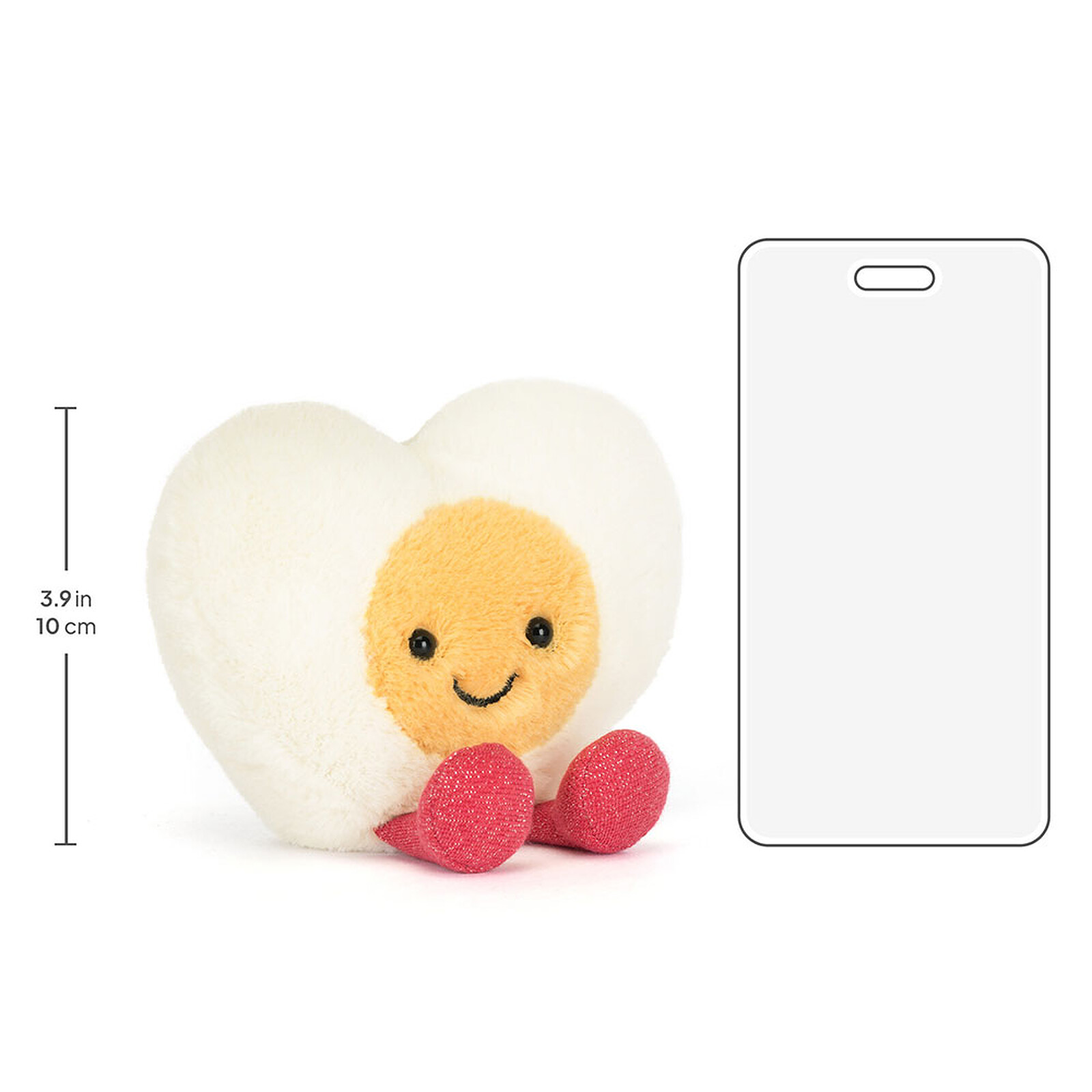 Amuseables Heart Boiled Egg  pas cher