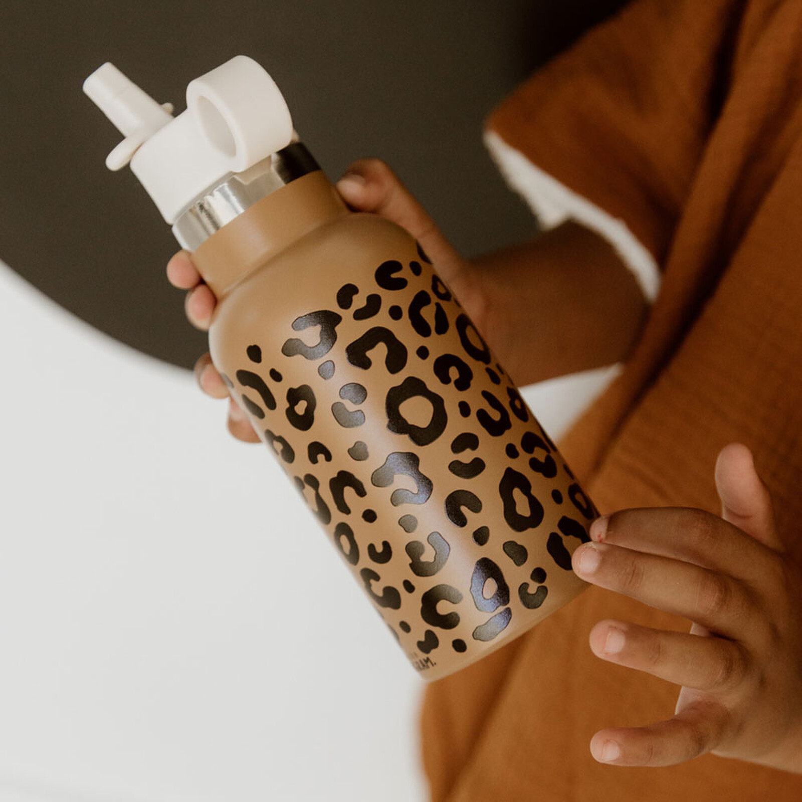 Avis Gourde Inox Caramel Léopard - 350 ml 