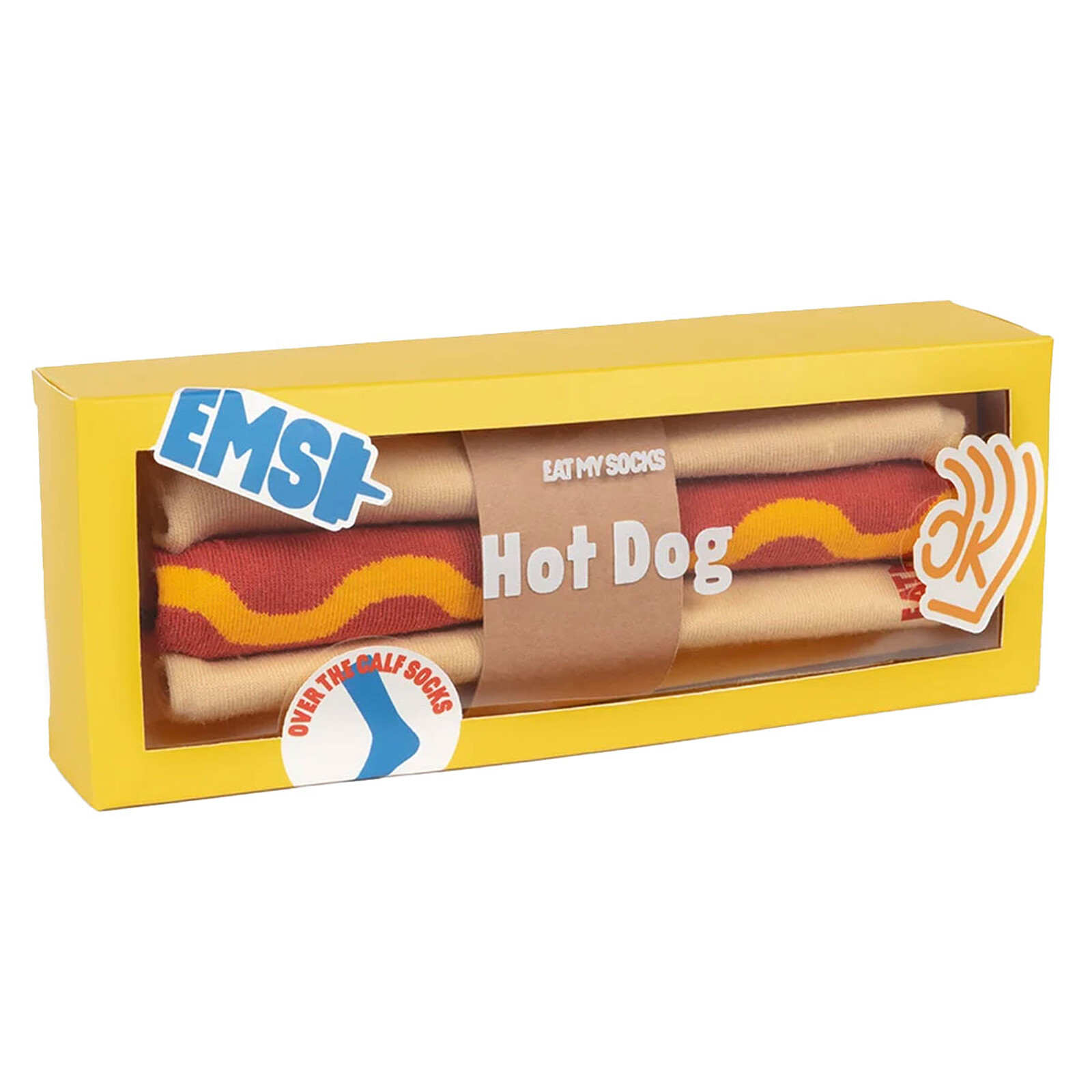 Chaussettes Adulte Hot Dog - 36/45 EAT MY SOCKS