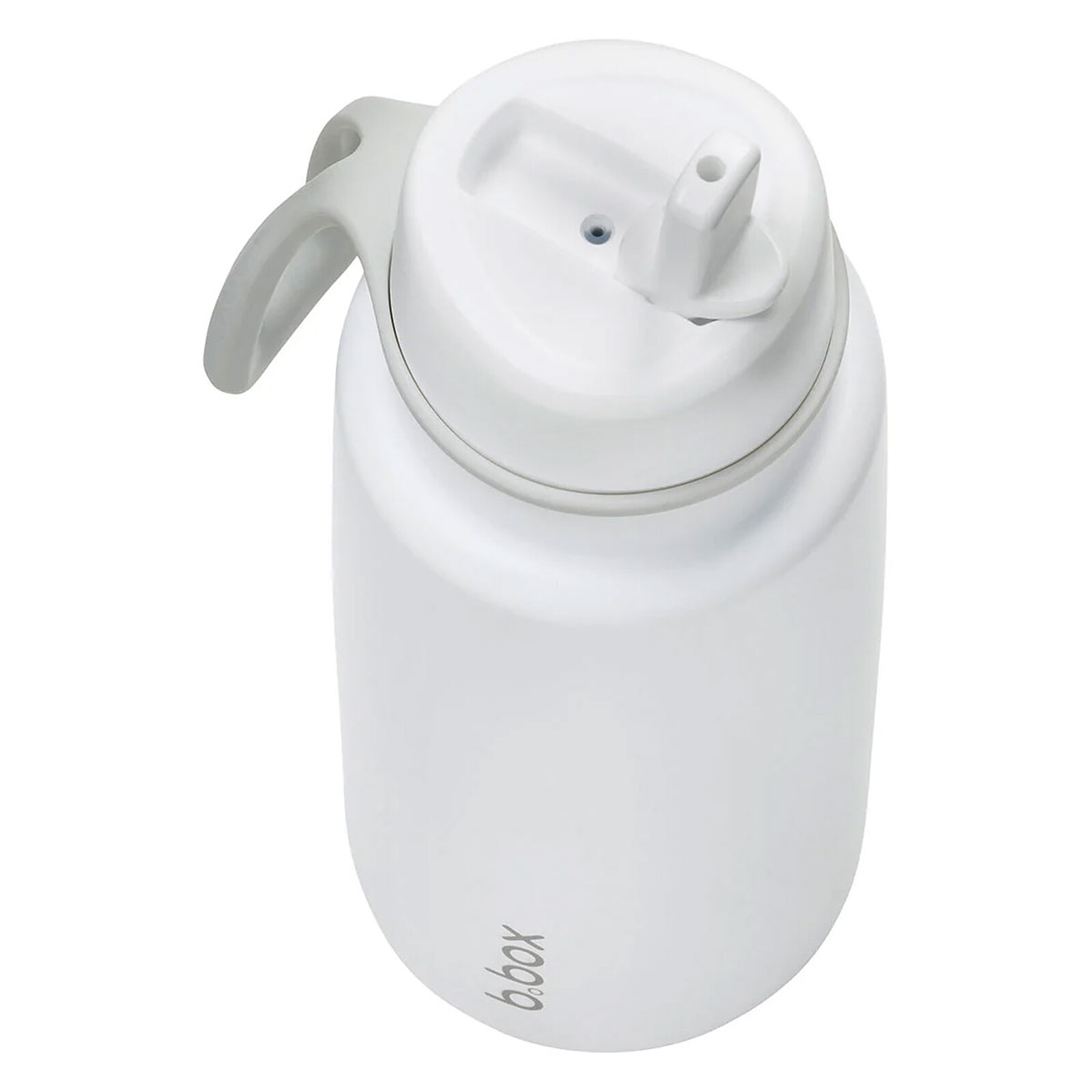 Gourde Isotherme avec Paille Flip Top White Out - 1 l pas cher