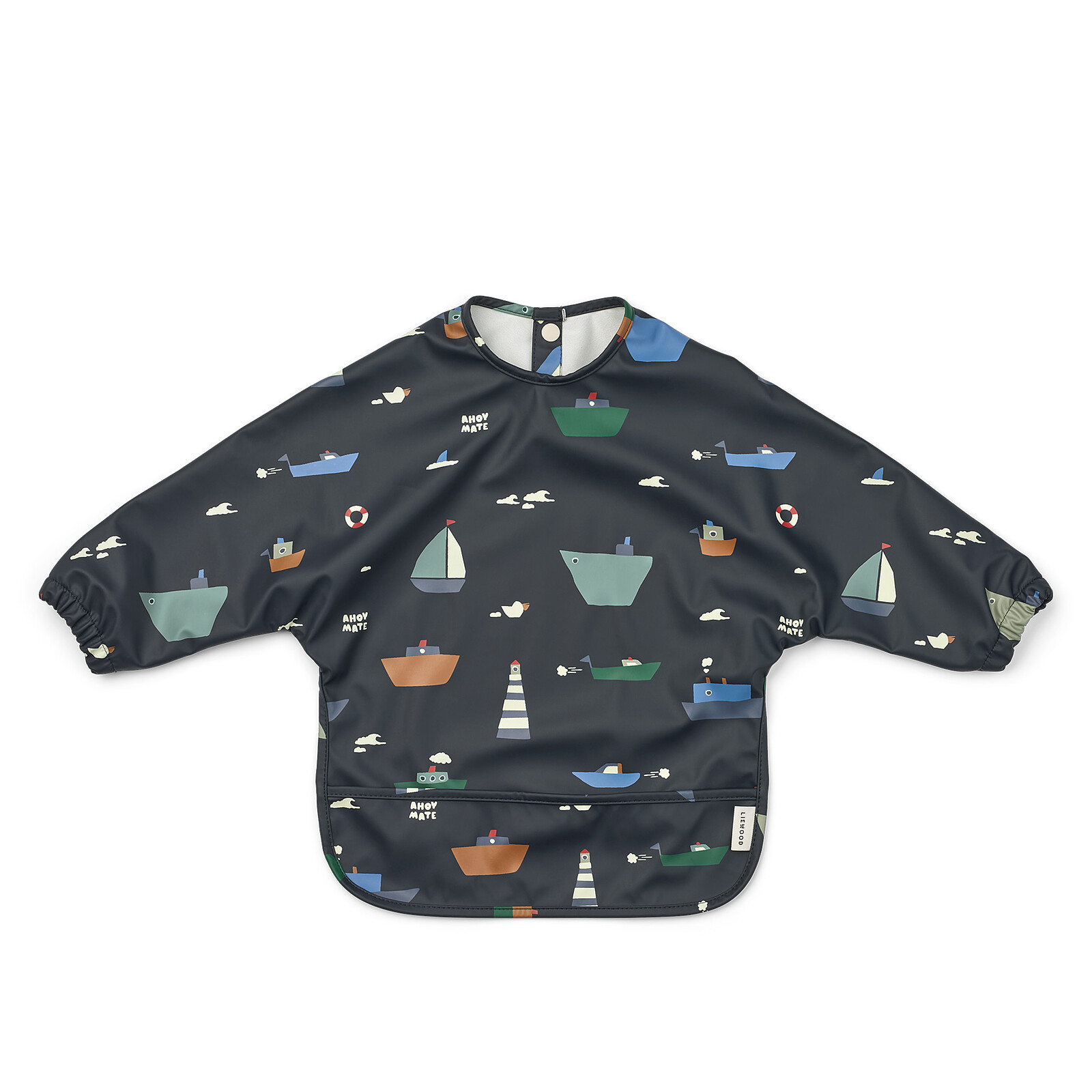 Bavoir à Manches Merle - Sailing Classic Navy Liewood