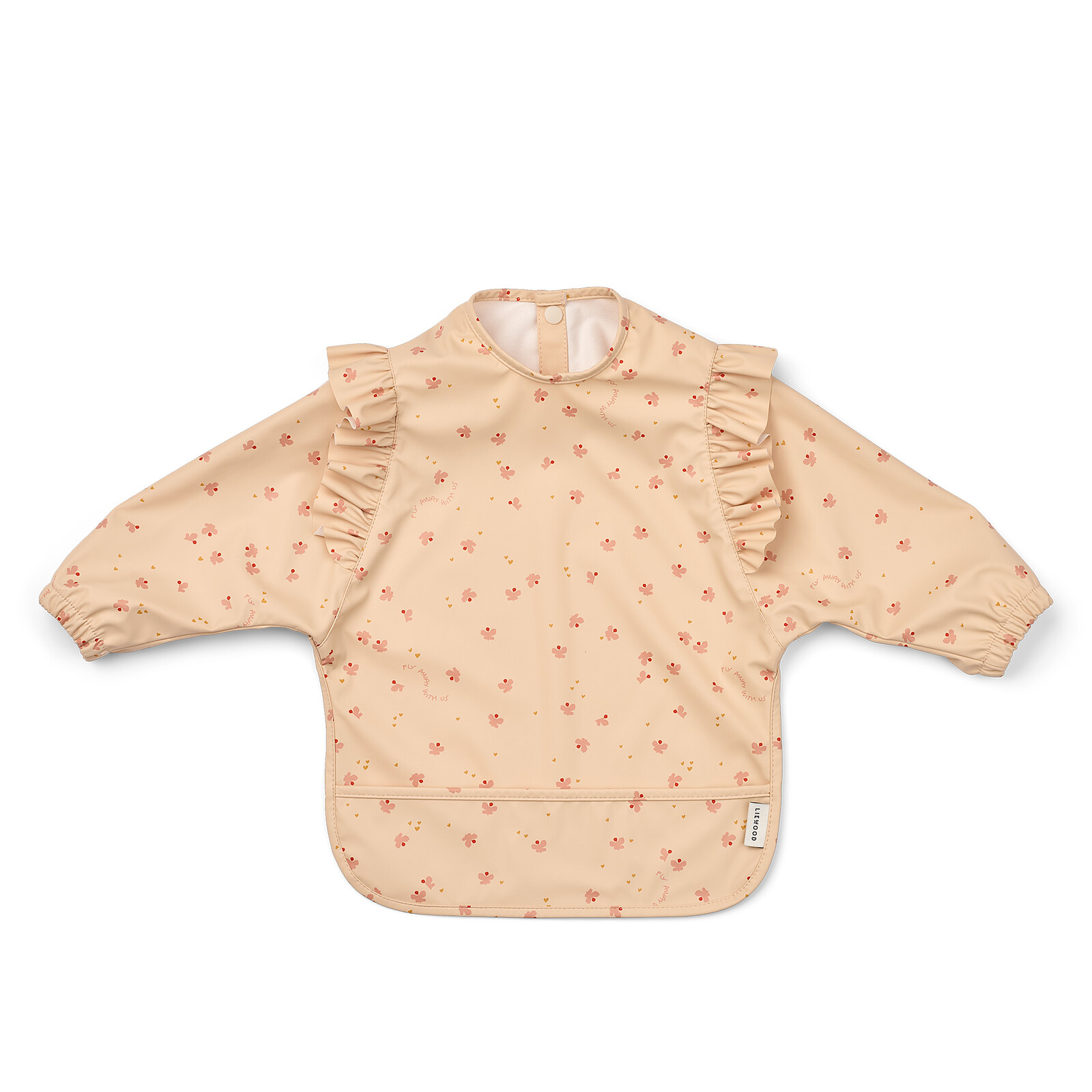 Bavoir à Manches Merle - Mini Butterfly Apple Blossom Liewood