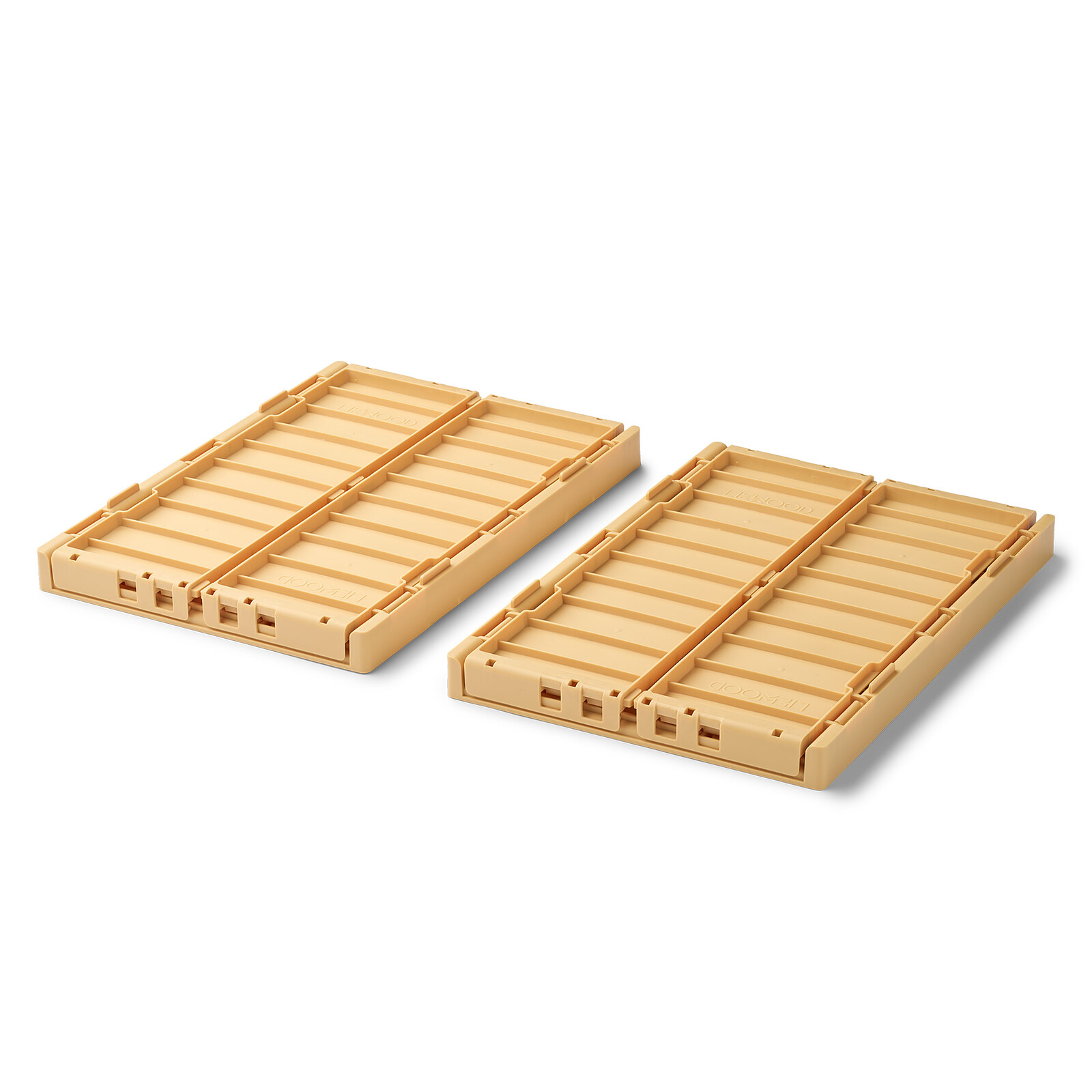 Lot de 2 Caisses de Rangement Weston Medium - Lemon Yellow Liewood