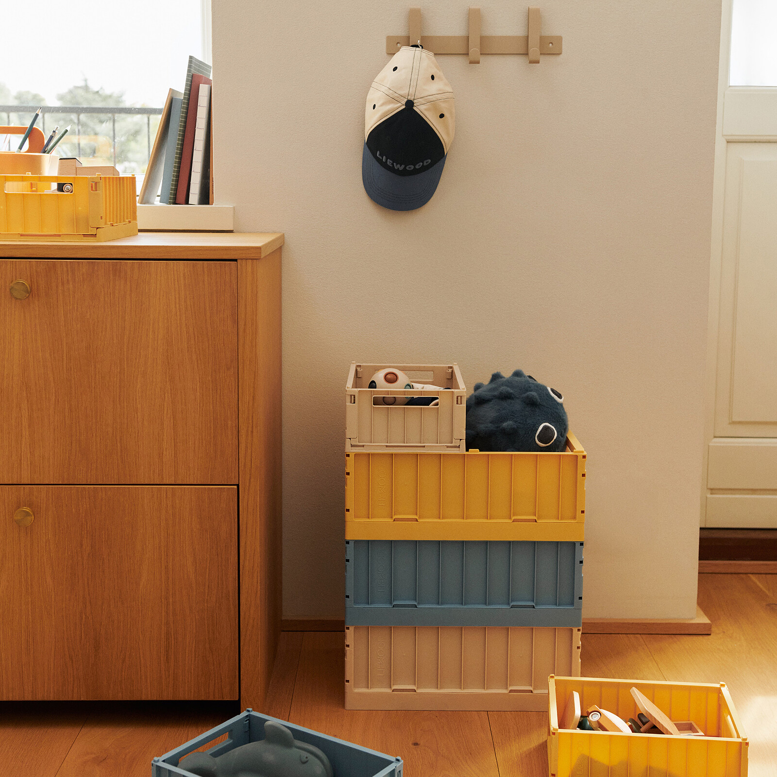 Avis Lot de 2 Caisses de Rangement Weston Small - Lemon Yellow