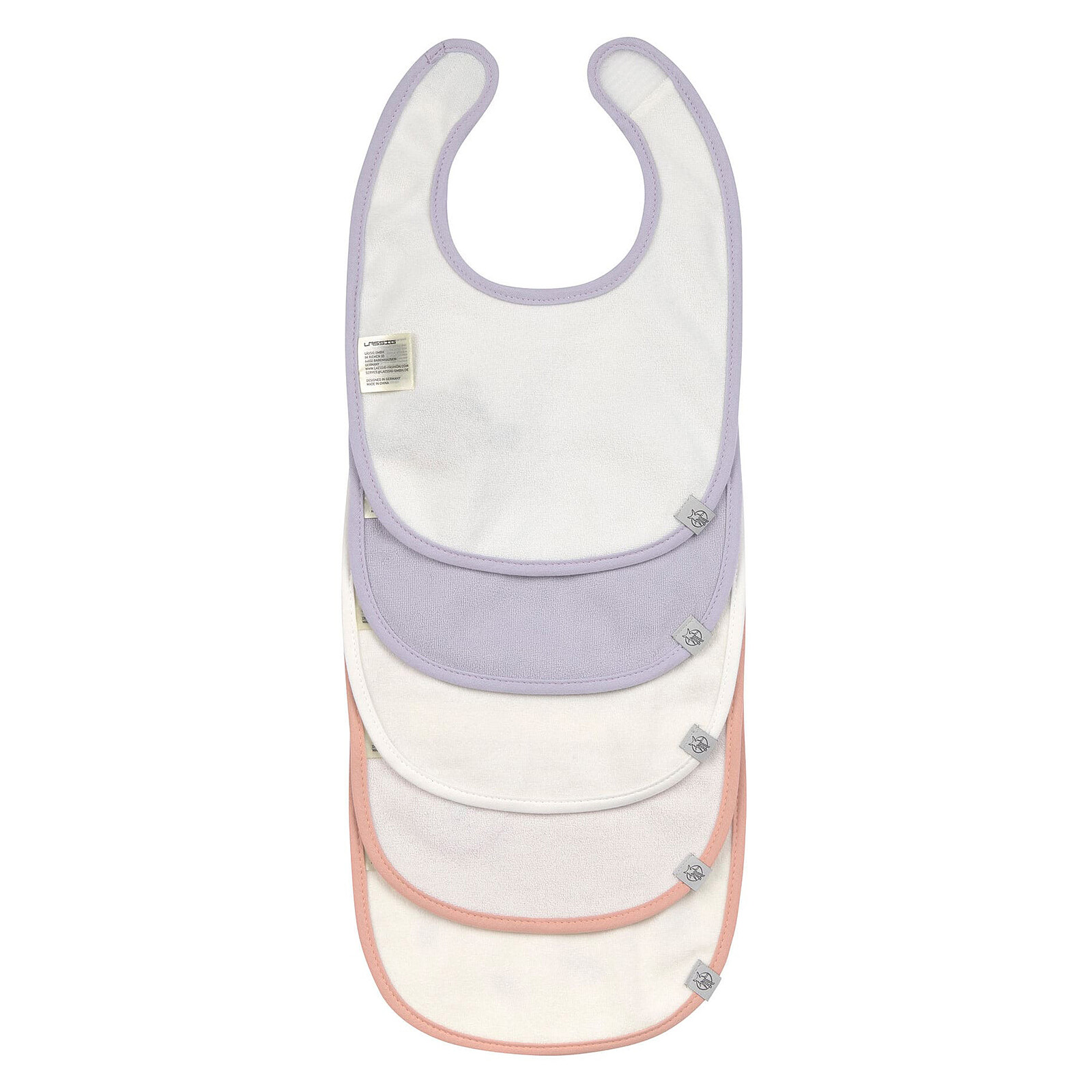 Lot de 5 Bavoirs Eponge Tiny Team Chat - 3/18 Mois LÄSSIG