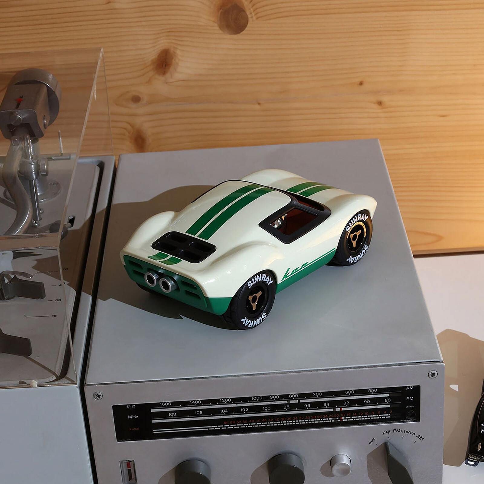 Voiture Ken Cline - Blanc Vert pas cher