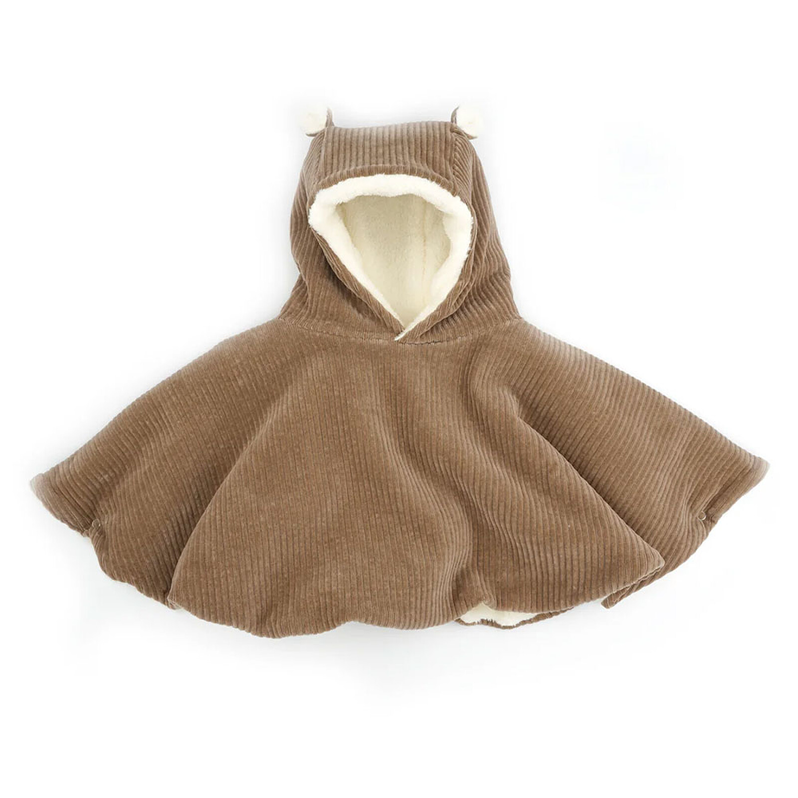 Poncho Velours Taupe Rien que des bêtises