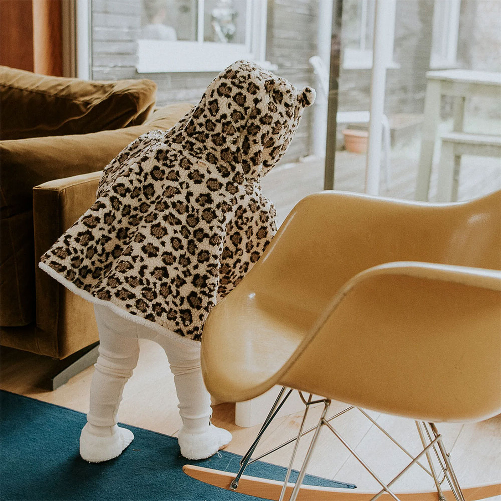 Avis Poncho Teddy Léopard