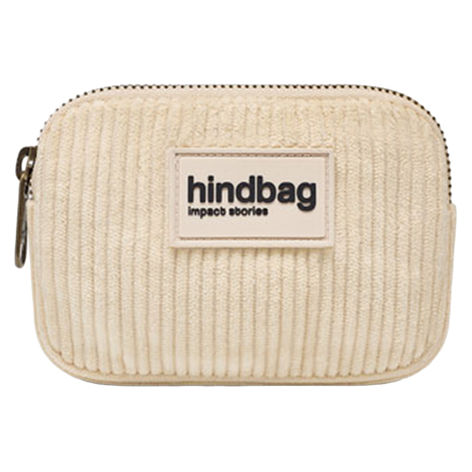 Porte-monnaie Lili - Velours Beige Hindbag