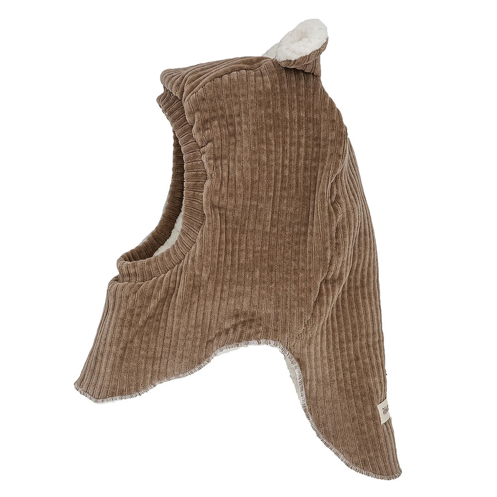 Cagoule Velours Taupe - 2/4 Ans Rien que des bêtises