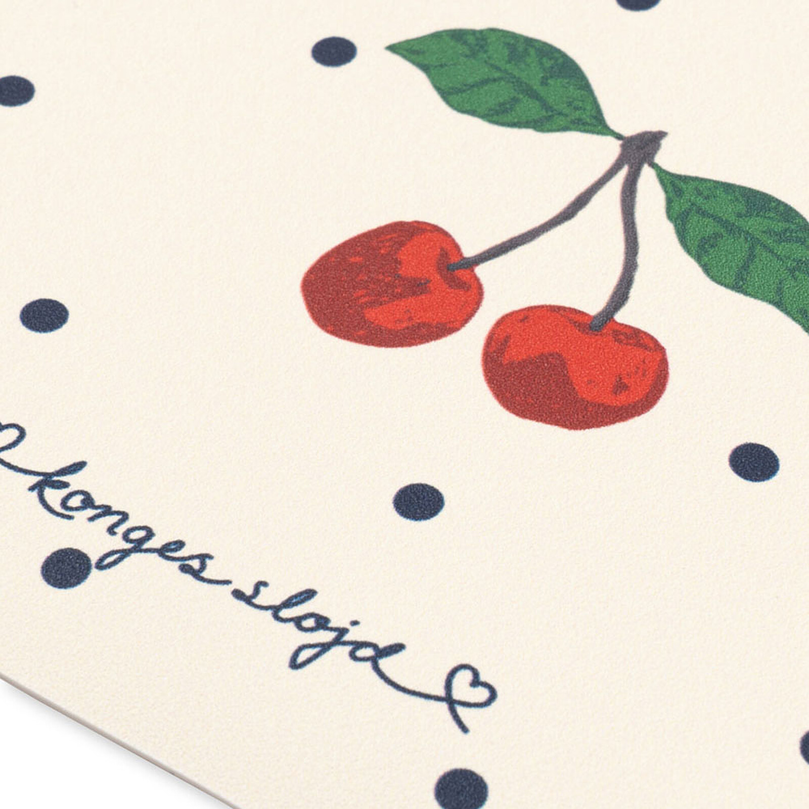 Tapis de Sol en Vinyle - Navy Dots Konges Sløjd