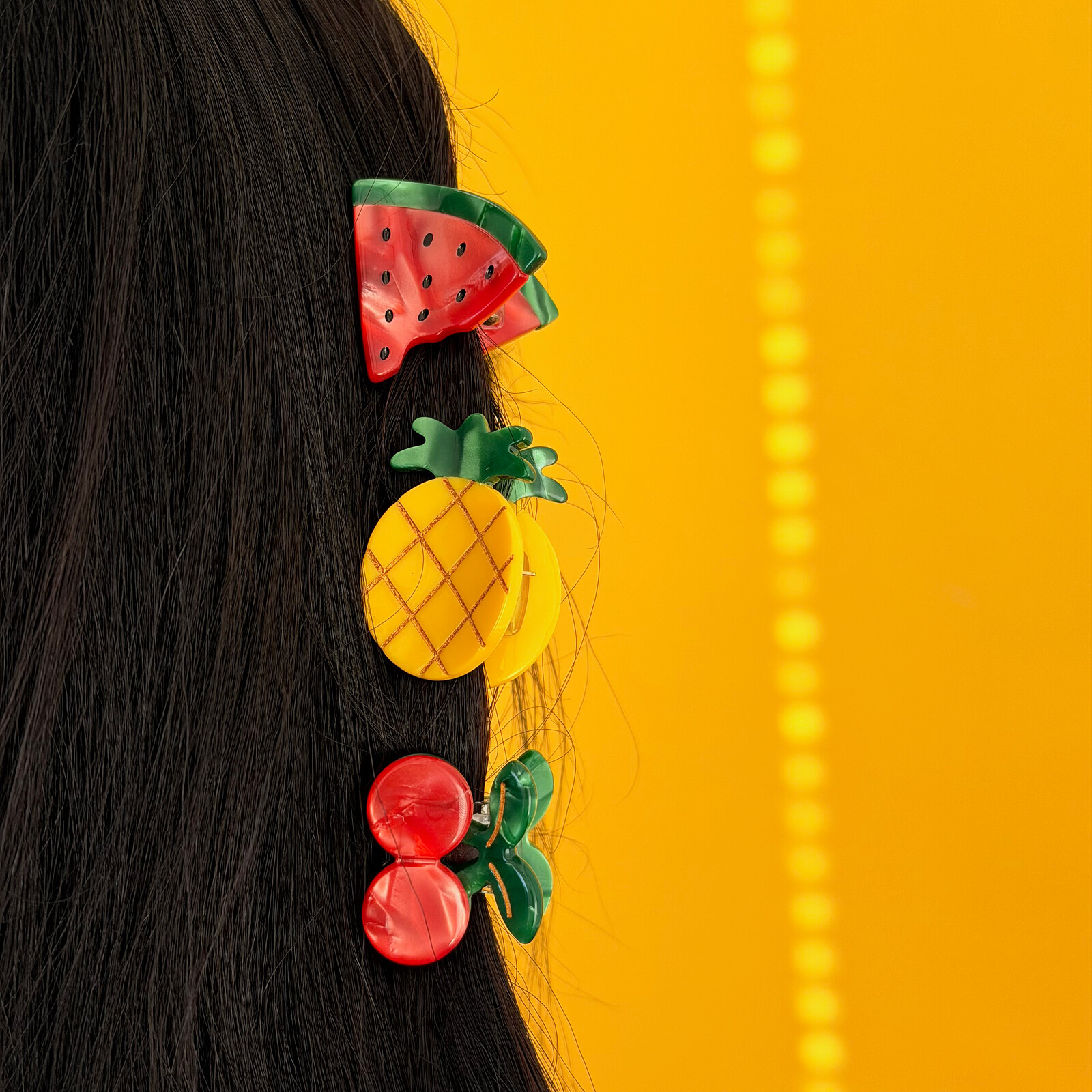 Mini Pince Cheveux - Ananas Pasteq