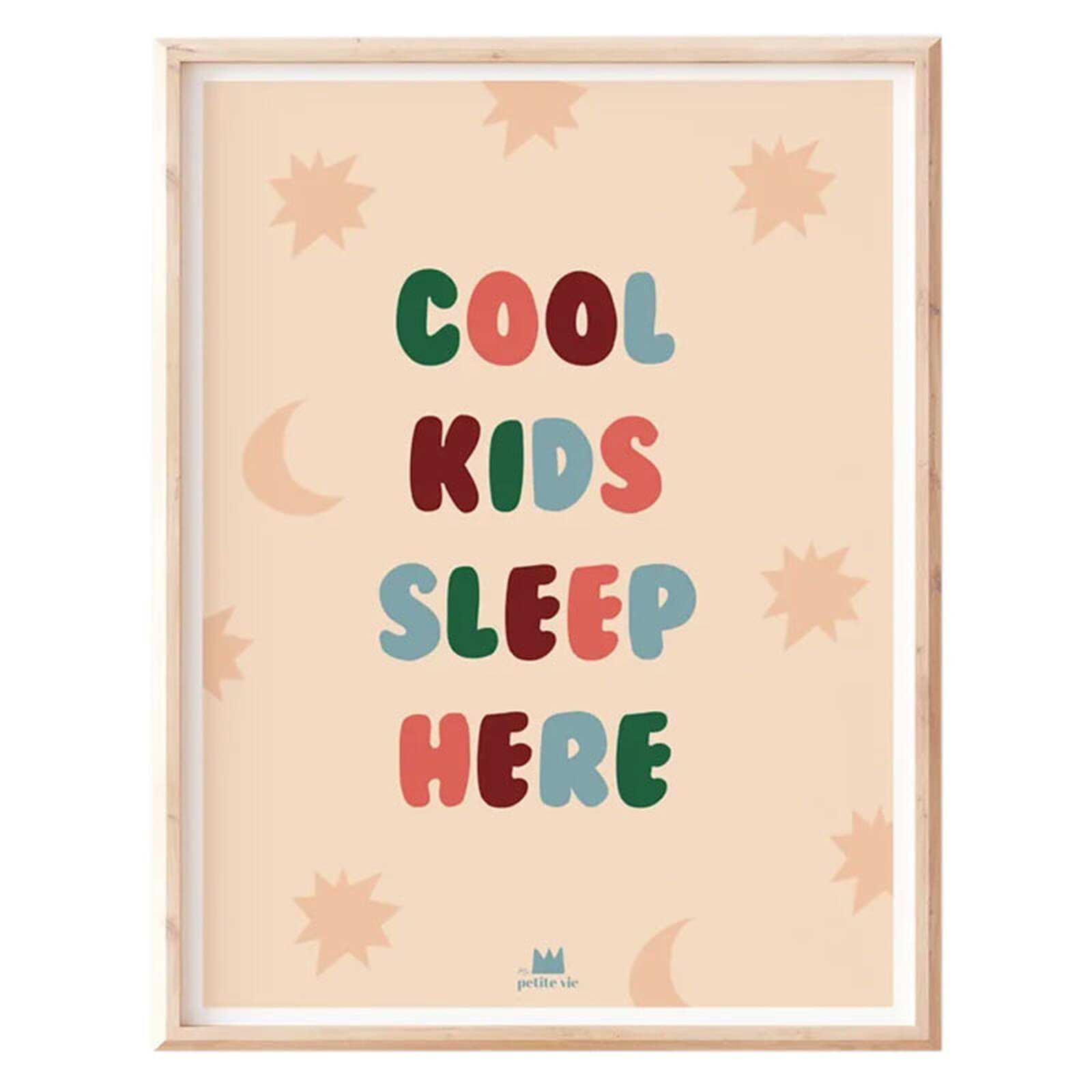 Affiche Cool Kids Sleep Here - 40 x 30 cm Ma petite vie
