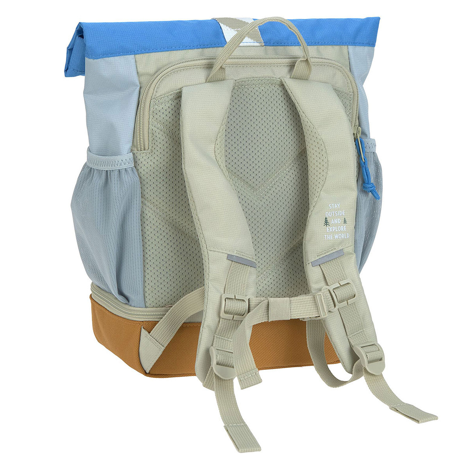 Mini Sac à Dos Rolltop Sunny Explorer - Vert Bleu LÄSSIG