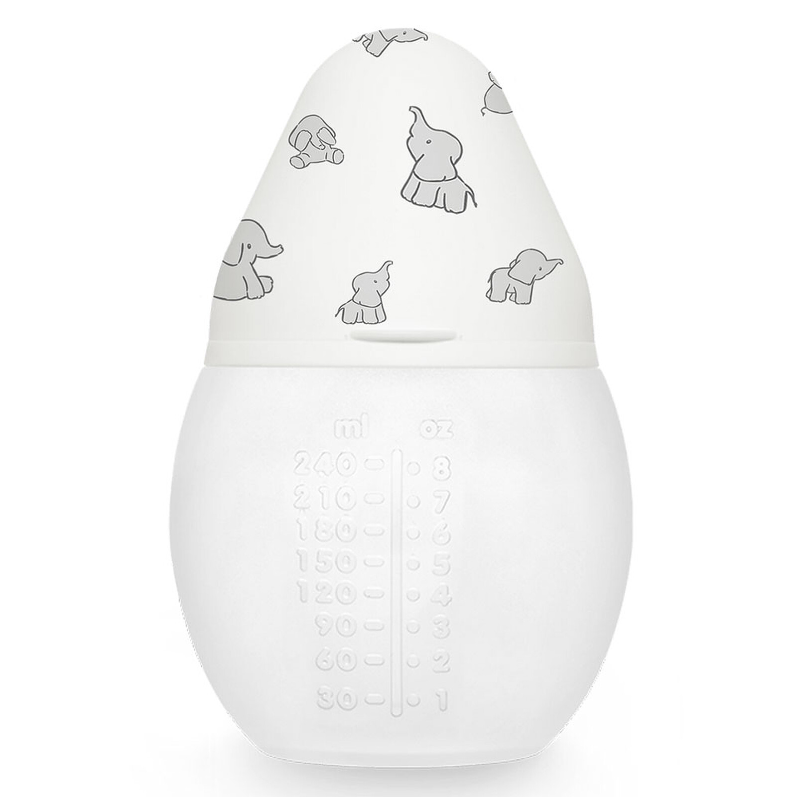 Biberon BibRond Elephant - 240 ml  Elhée
