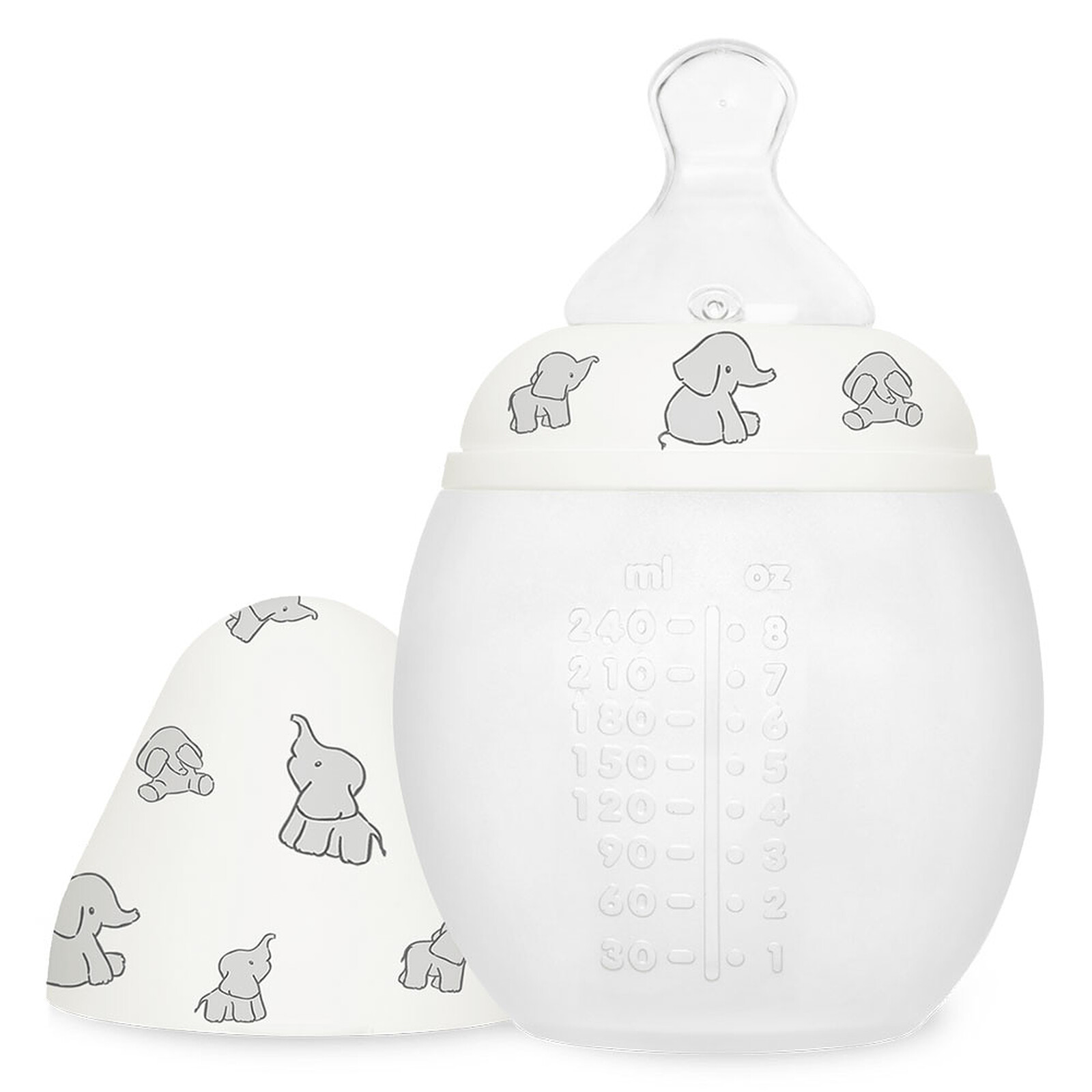 Biberon BibRond Elephant - 240 ml  Elhée