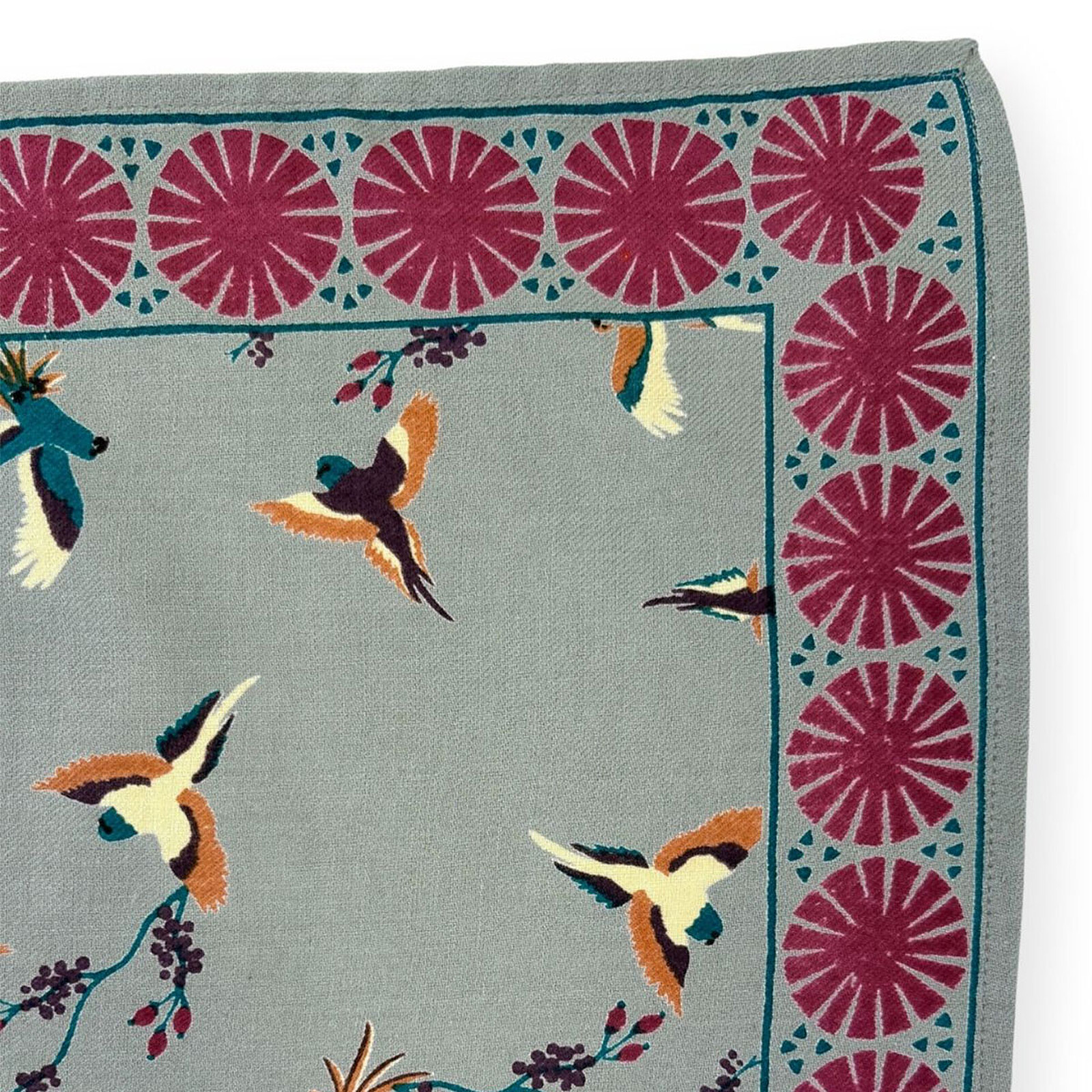 Small Foulard Manika Cerisier - Grey Apaches