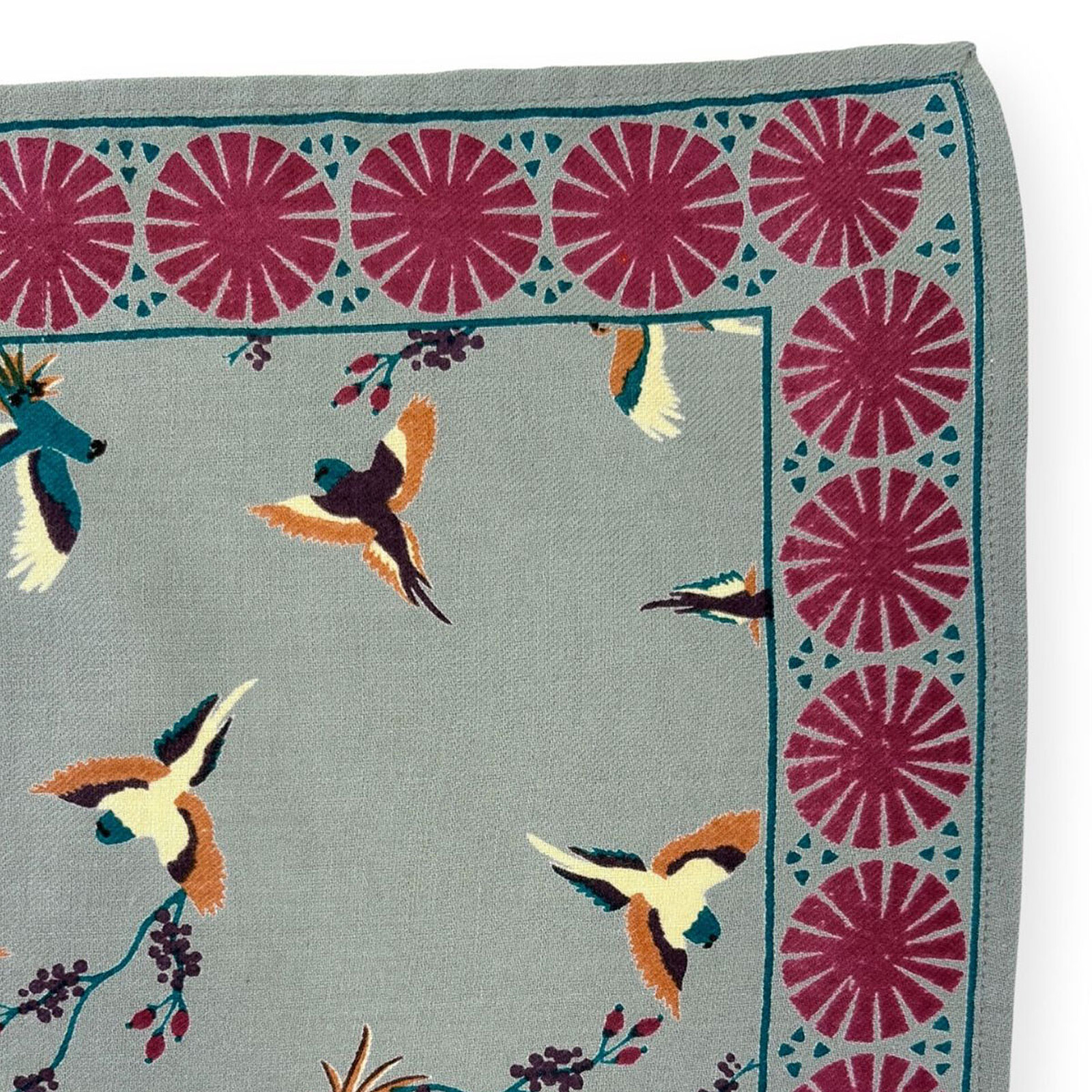 Big Foulard Latika Cerisier - Grey Apaches