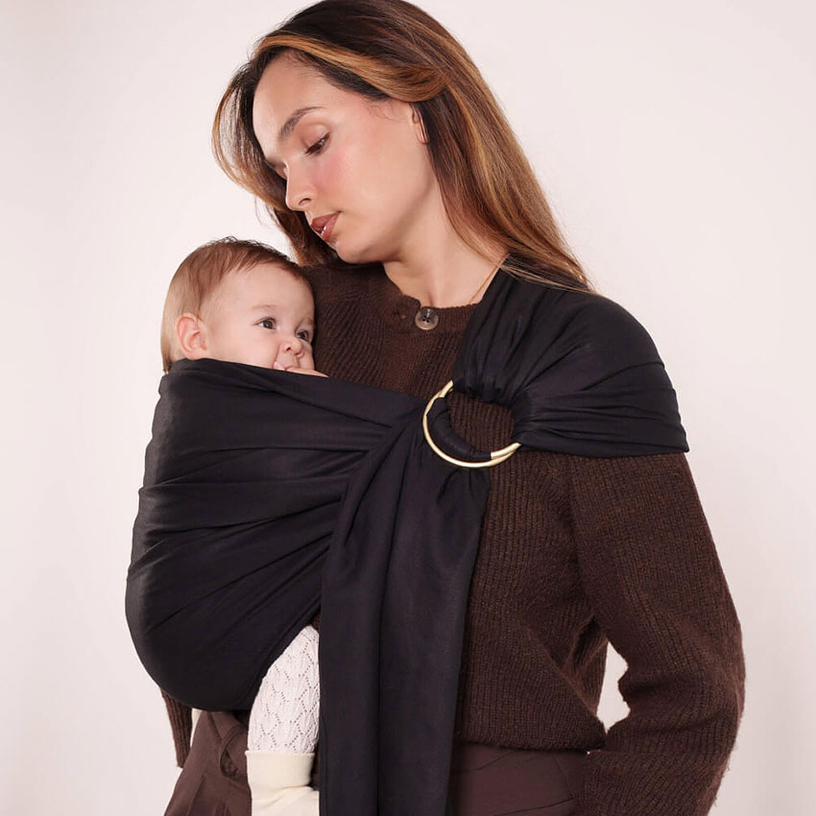 Avis Echarpe Tissée sans Noeud - Black