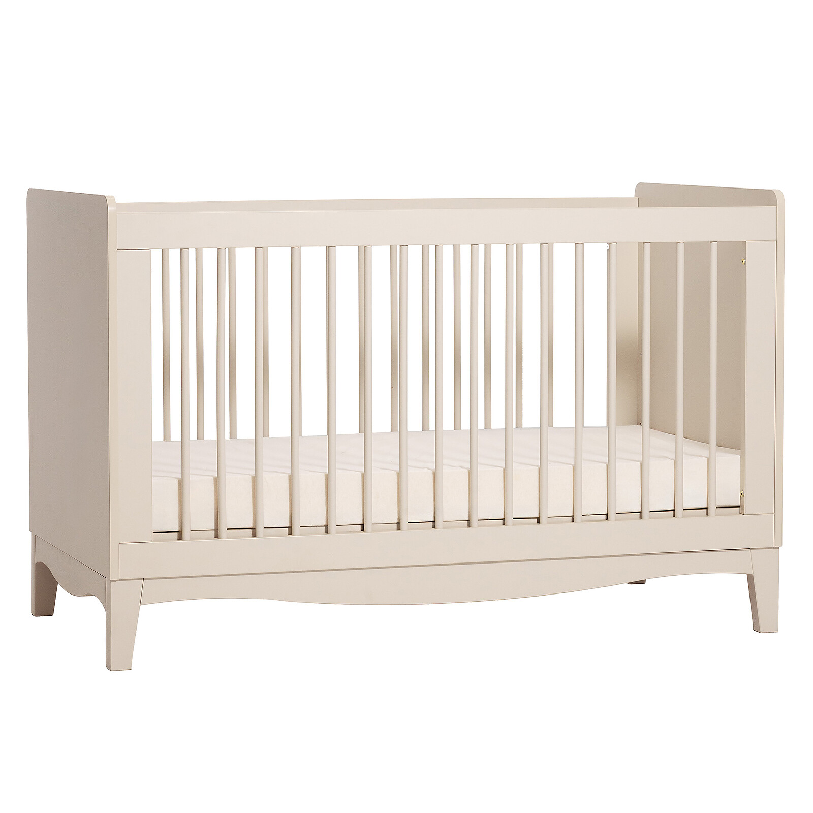 Lit Bébé Evolutif Lille Beige Cachemire - 140 x 70 cm Nina Bien