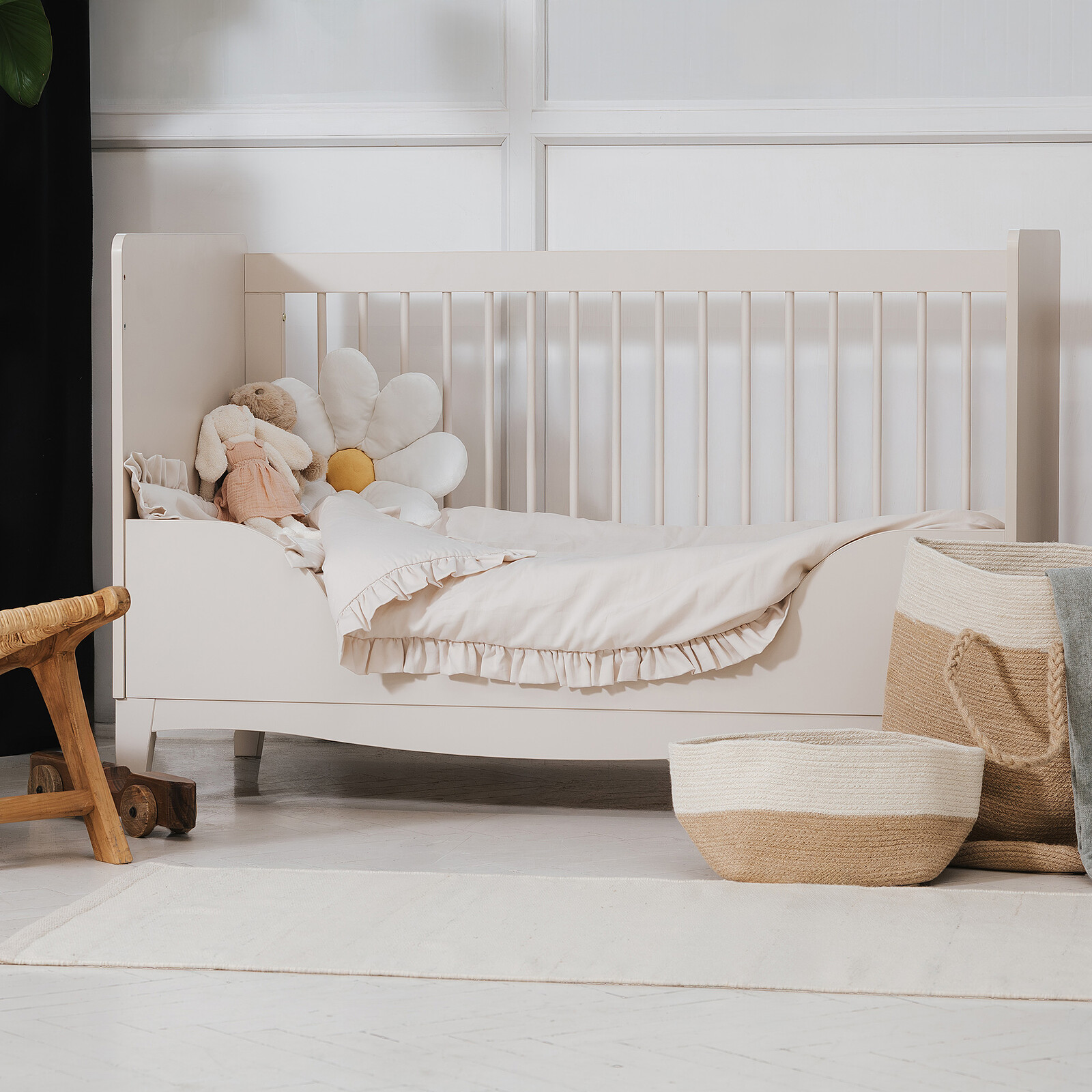 Achat Lit Bébé Evolutif Lille Beige Cachemire - 140 x 70 cm