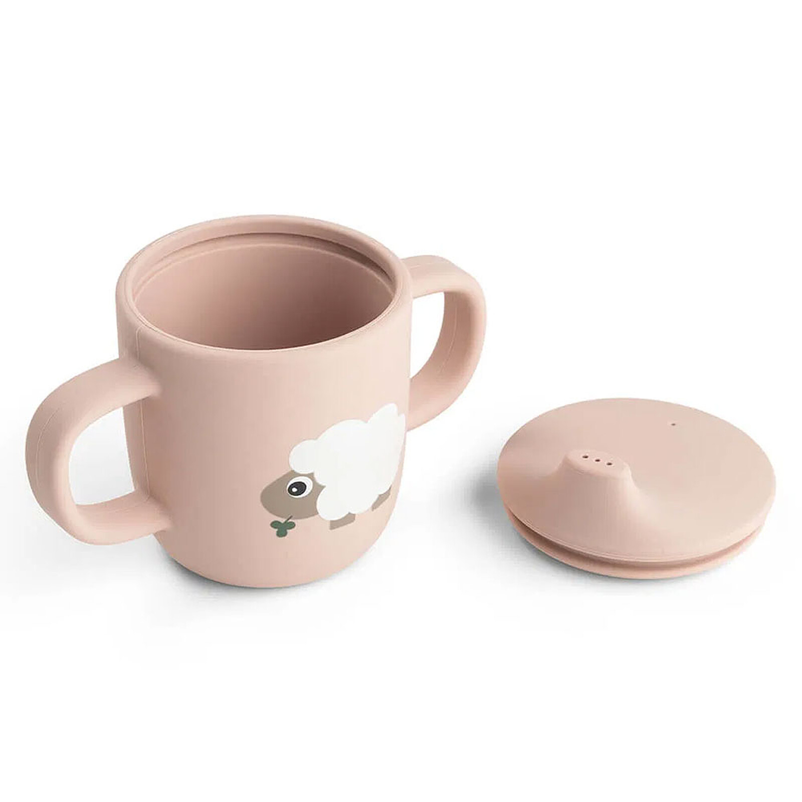 Tasse d'Apprentissage Tiny Farm Rose - 120 ml Done by Deer