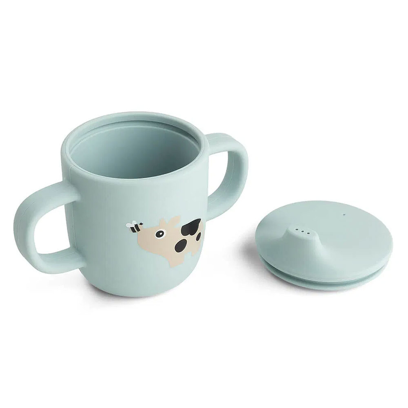 Tasse d'Apprentissage Tiny Farm Bleu - 120 ml  Done by Deer