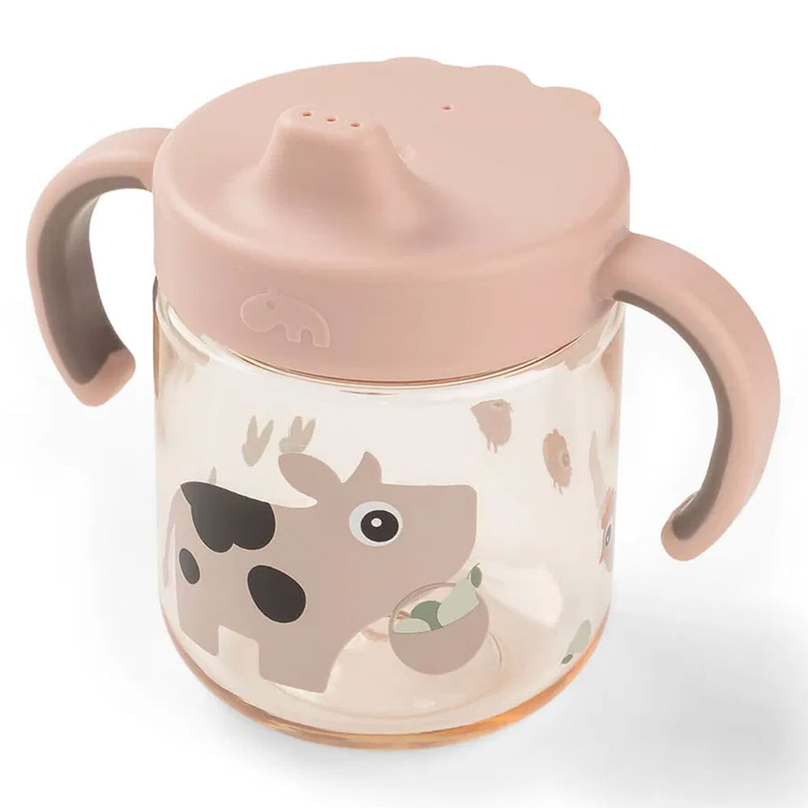 Tasse d'Apprentissage Hermétique Foodie Tiny Farm Rose - 260 ml Done by Deer