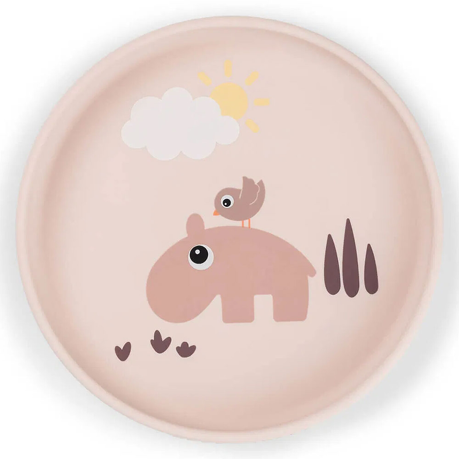 Assiette Stick & Stay - Playground Rose Done by Deer