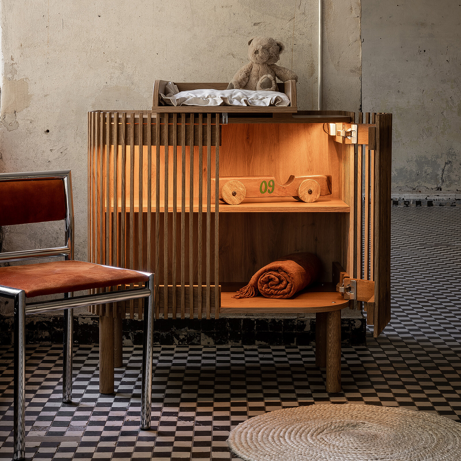 Achat Commode Tokyo - Chêne Caramel