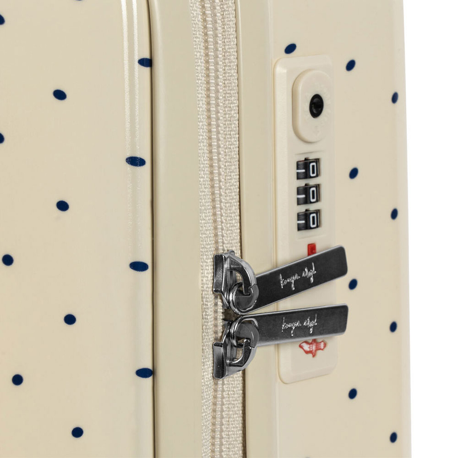 Avis Valise - Navy Dot