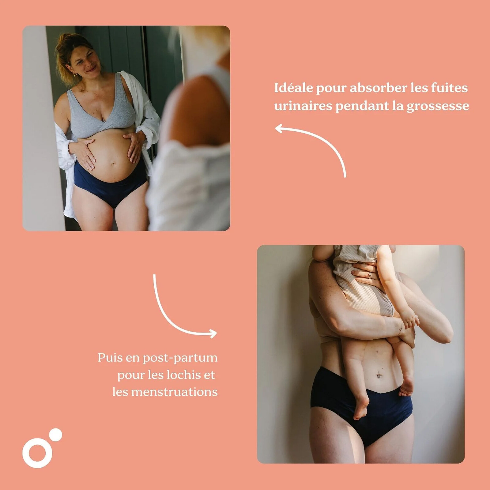 Avis Culotte Post-partum et Menstruelle Flowy Black - XS/S/M