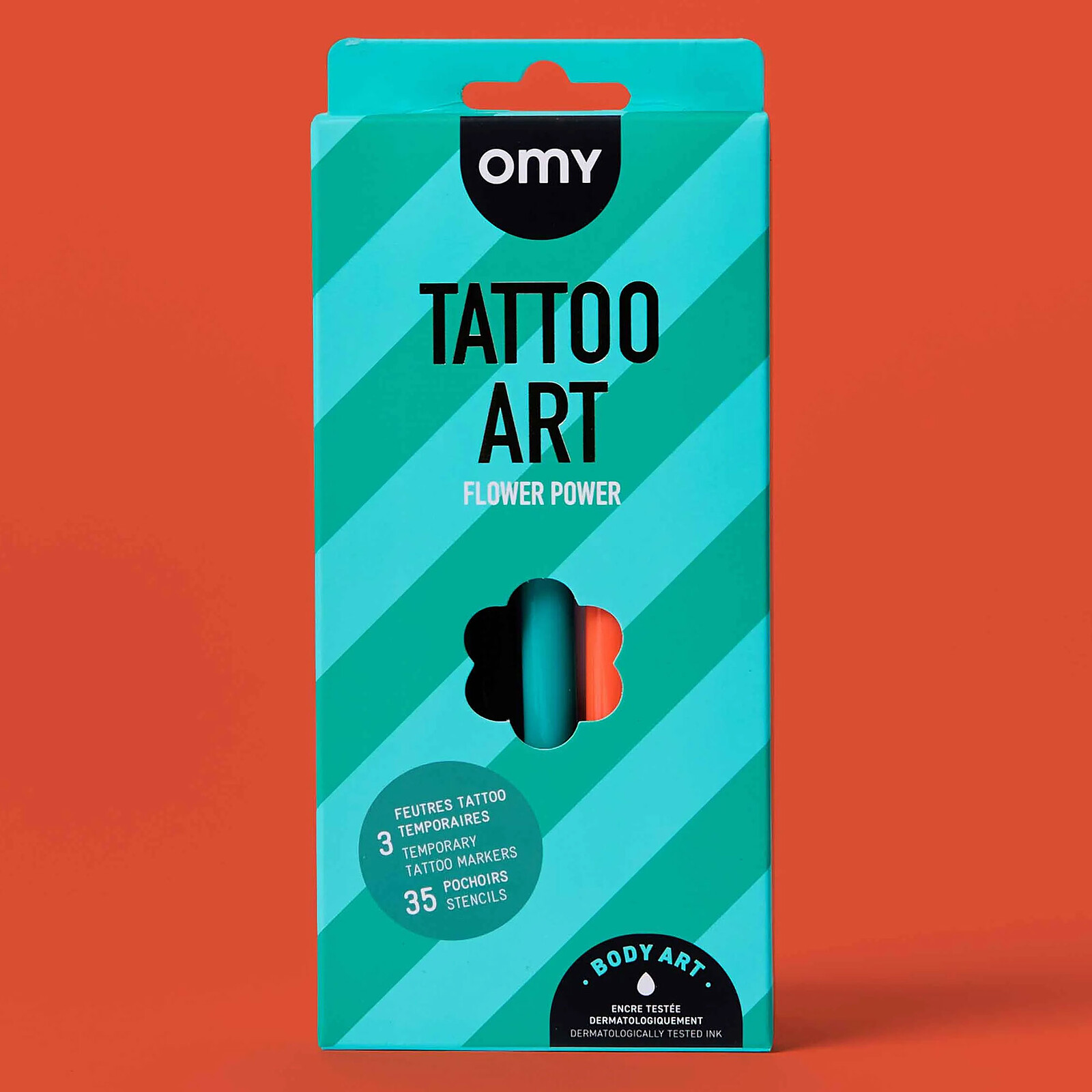 Tattoo Art - Flower Power Omy