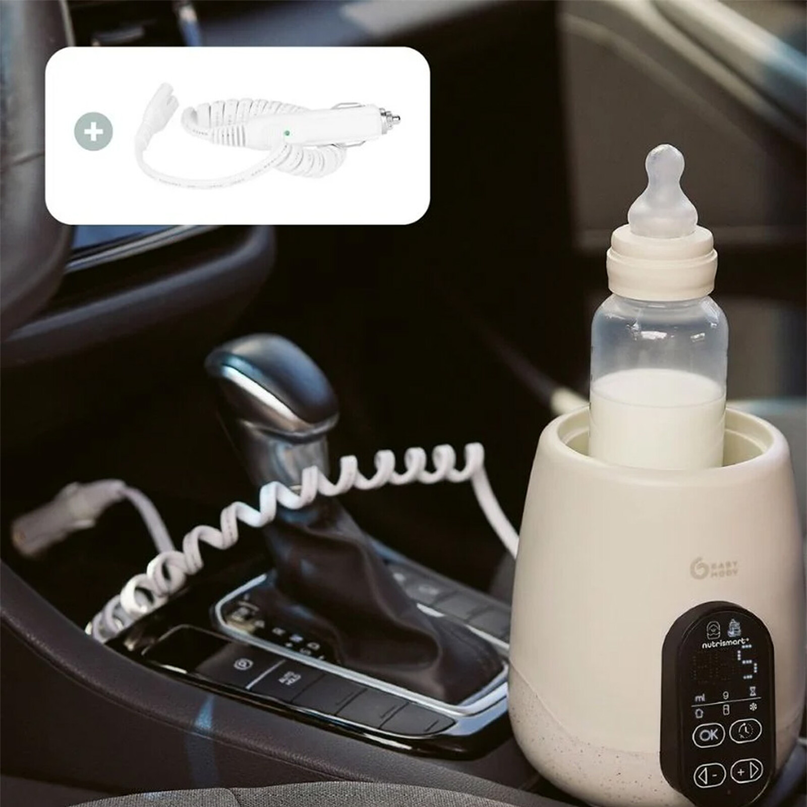 Chauffe-biberon & Stérilisateur NutriSmart+ - Mineral Beige Babymoov