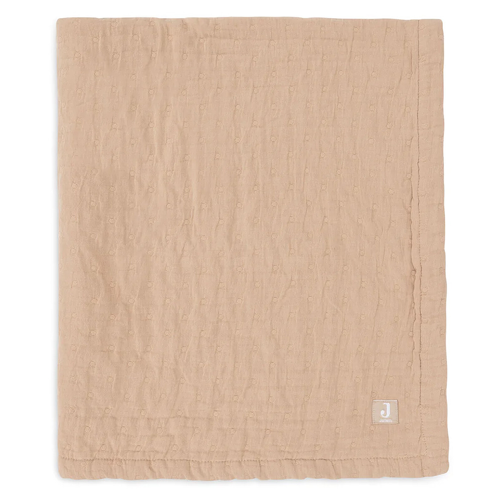 Couverture Berceau Jacquard - Biscuit Jollein