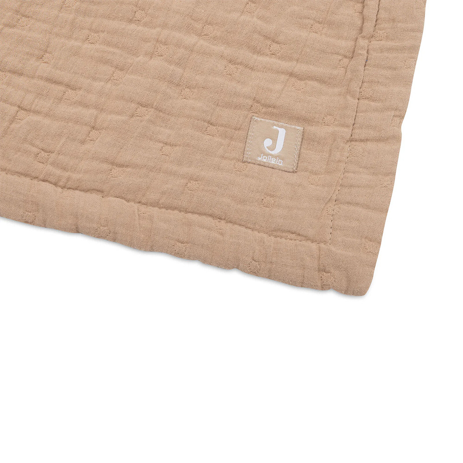 Couverture Berceau Jacquard - Biscuit Jollein