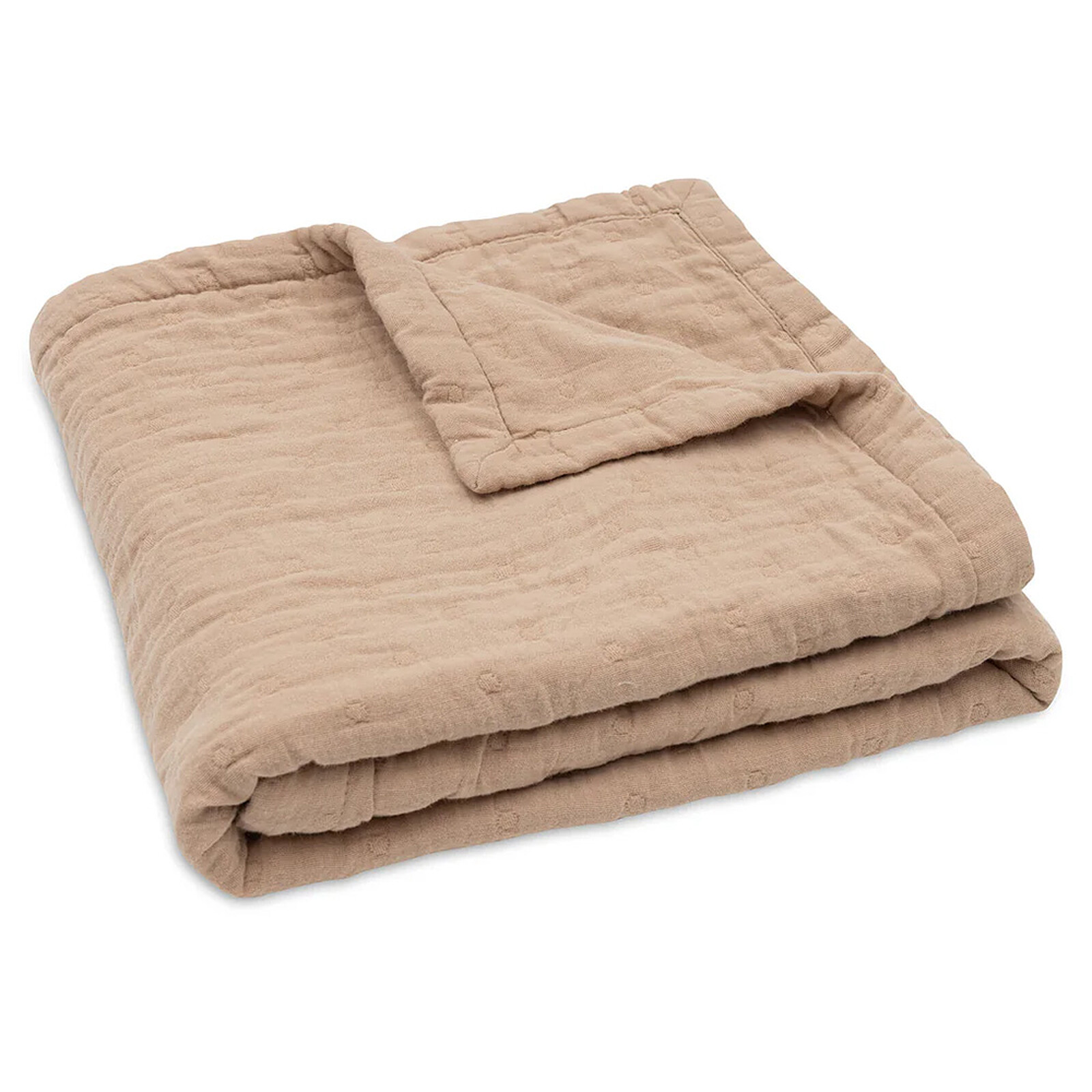 Avis Couverture Berceau Jacquard - Biscuit