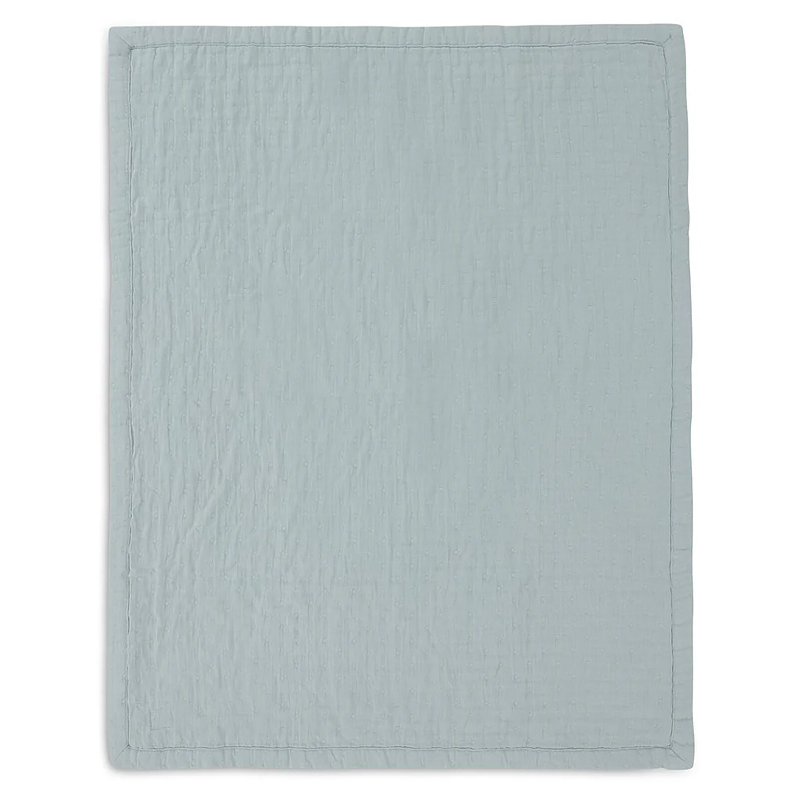 Couverture Berceau Jacquard - Sea Green Jollein