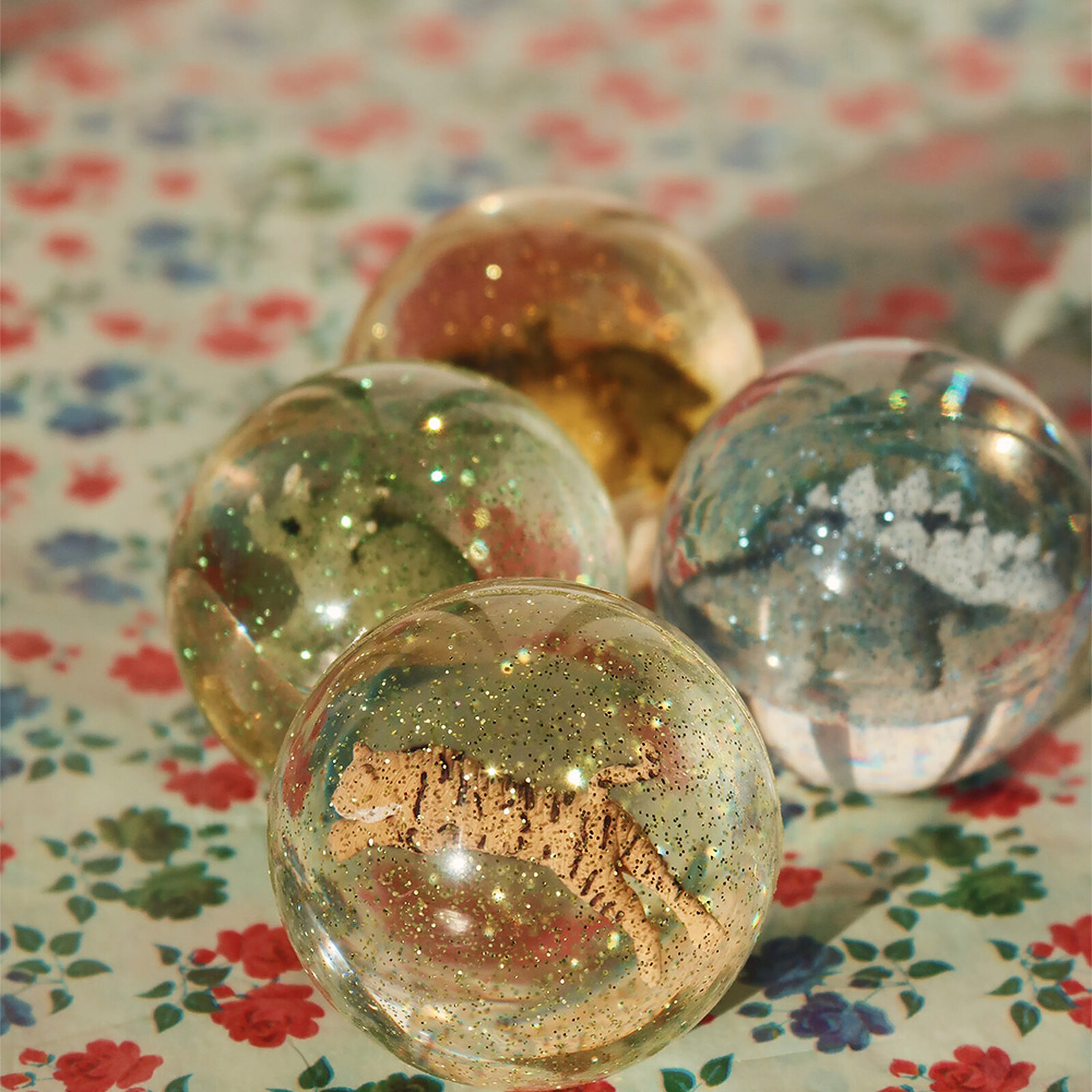 Lot de 2 Balles Rebondissantes - Citron et Tigre Konges Sløjd